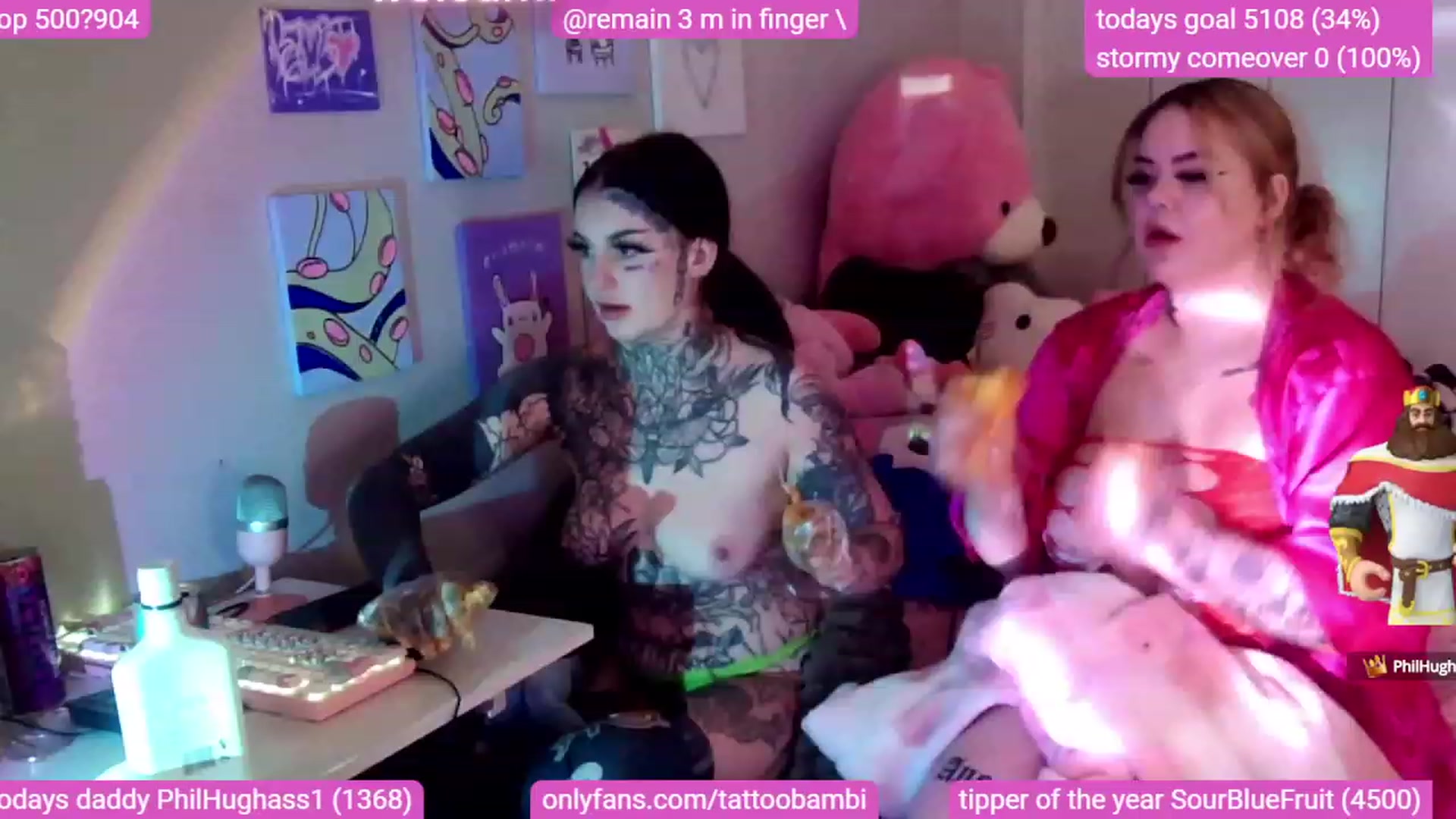 Gallery image thumbnail from Tattoobambi's myfreecams stream on, 11/16/2023, 03:57 image 18 of 20