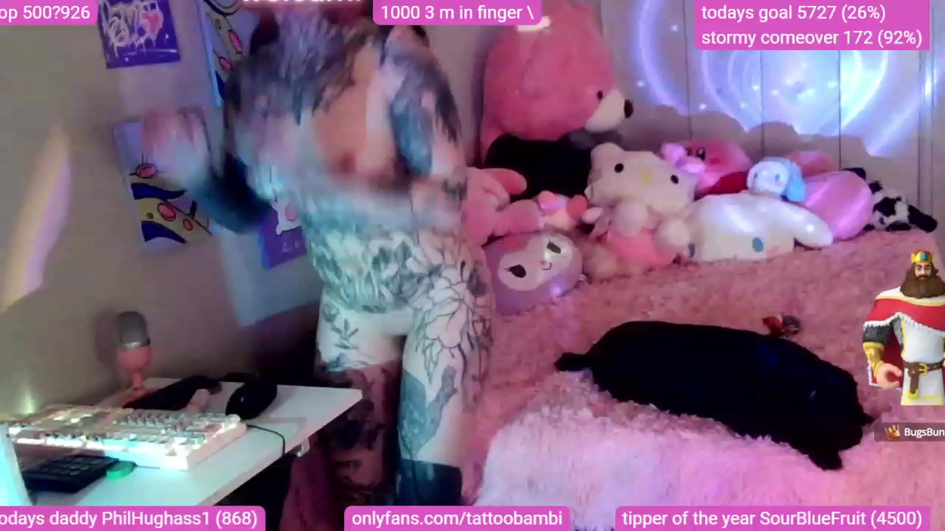 Gallery image thumbnail from Tattoobambi's myfreecams stream on, 11/16/2023, 03:57 image 6 of 20