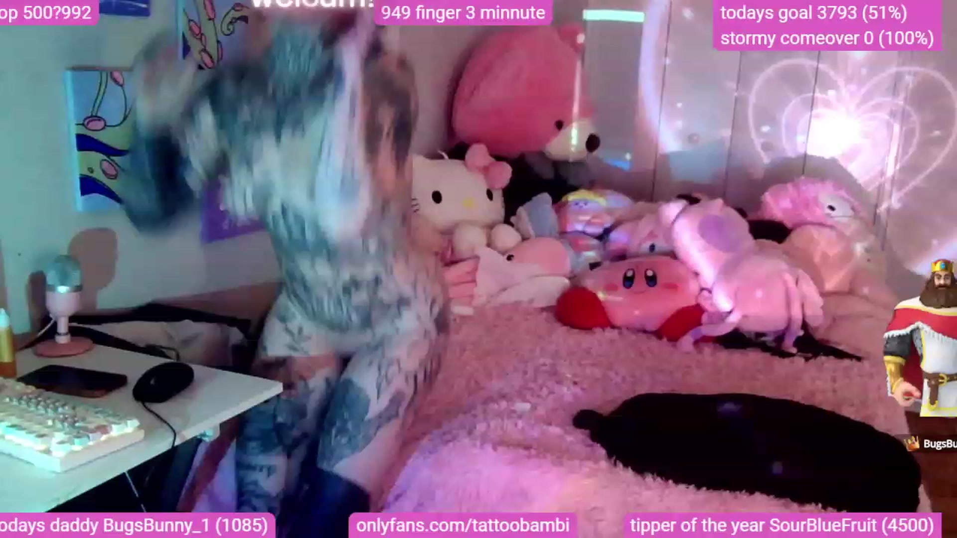 Gallery image thumbnail from Tattoobambi's myfreecams stream on, 11/18/2023, 24:02 image 5 of 20