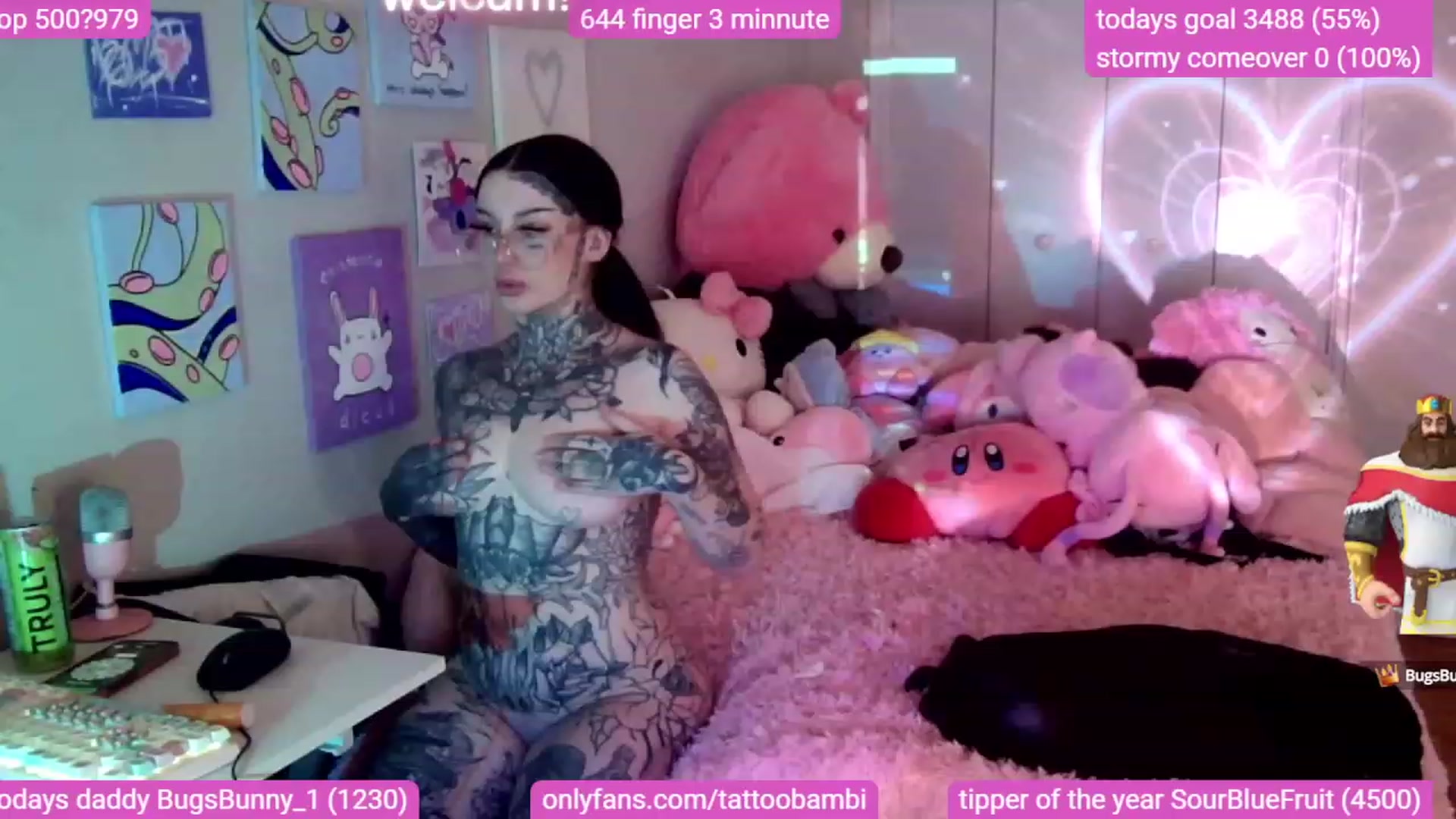 Gallery image thumbnail from Tattoobambi's myfreecams stream on, 11/18/2023, 24:02 image 11 of 20