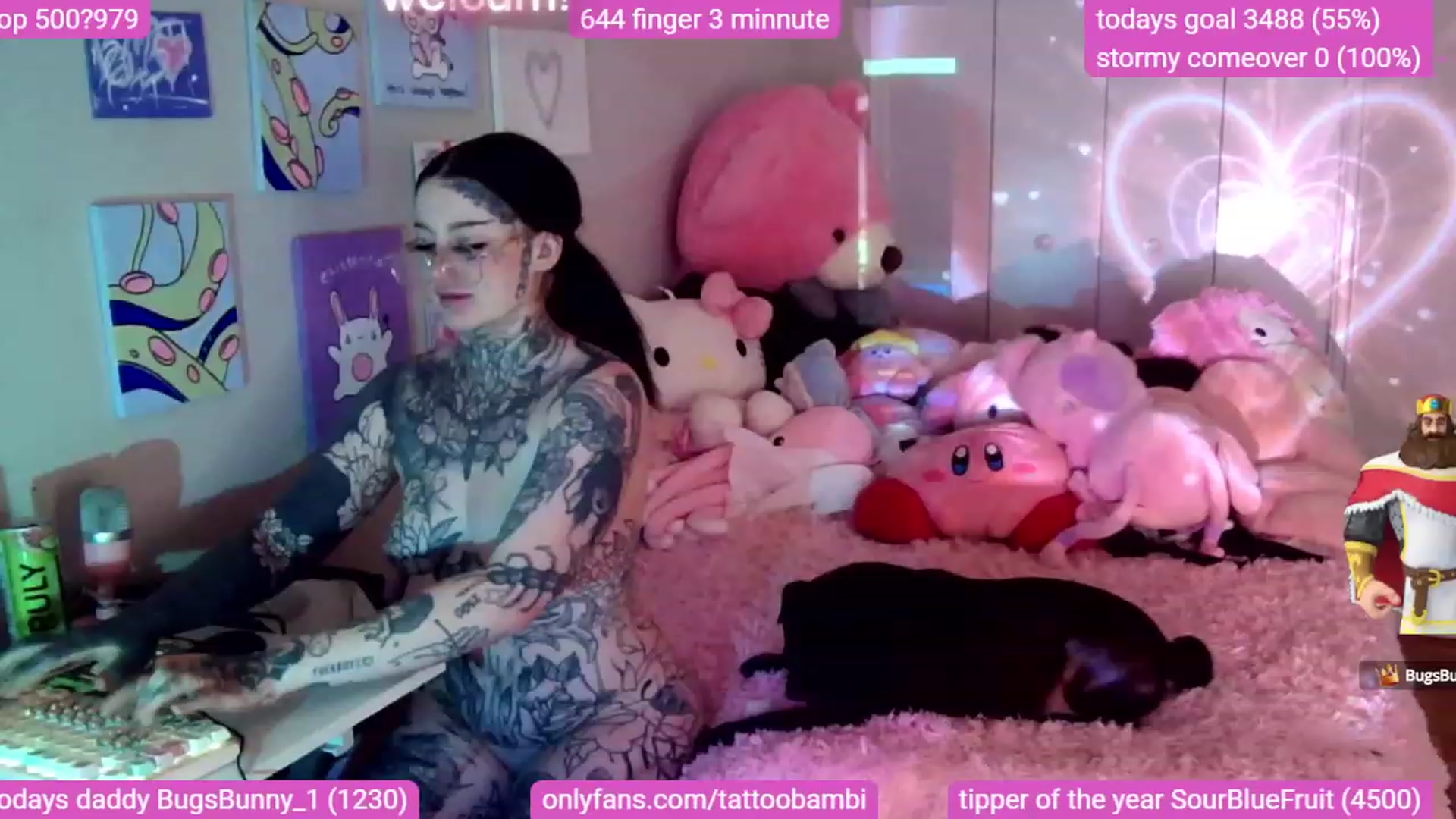 Gallery image thumbnail from Tattoobambi's myfreecams stream on, 11/18/2023, 24:02 image 13 of 20