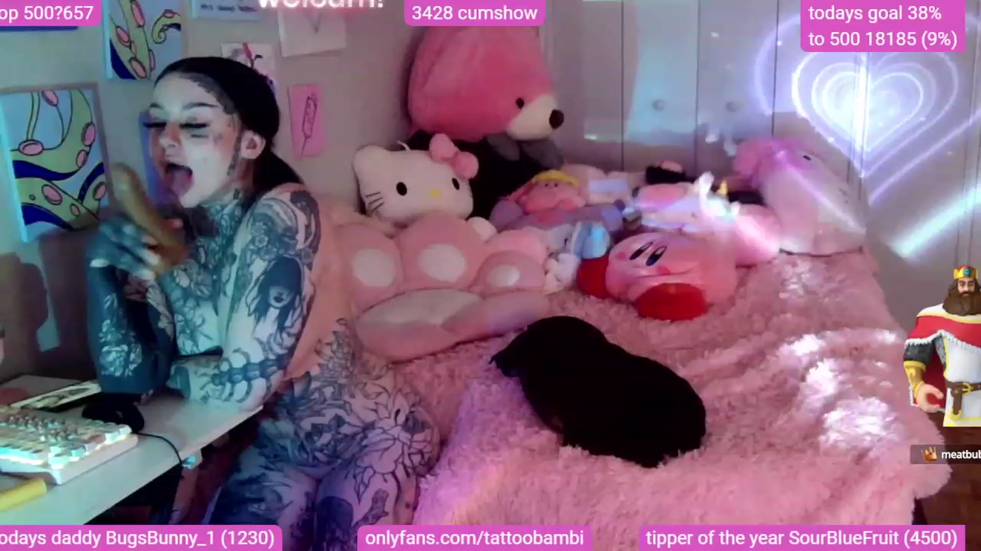 Gallery image thumbnail from Tattoobambi's myfreecams stream on, 11/18/2023, 04:03 image 20 of 20