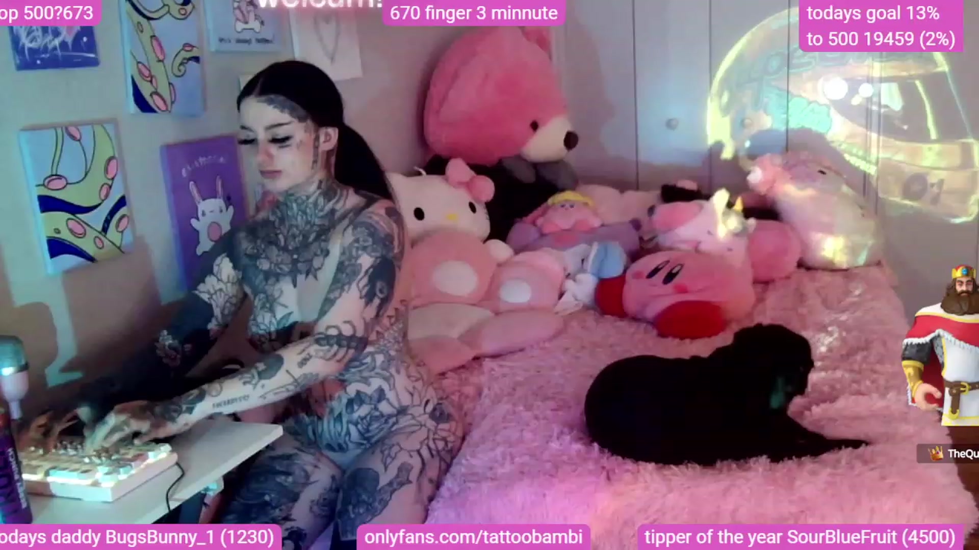 Gallery image thumbnail from Tattoobambi's myfreecams stream on, 11/18/2023, 04:03 image 2 of 20