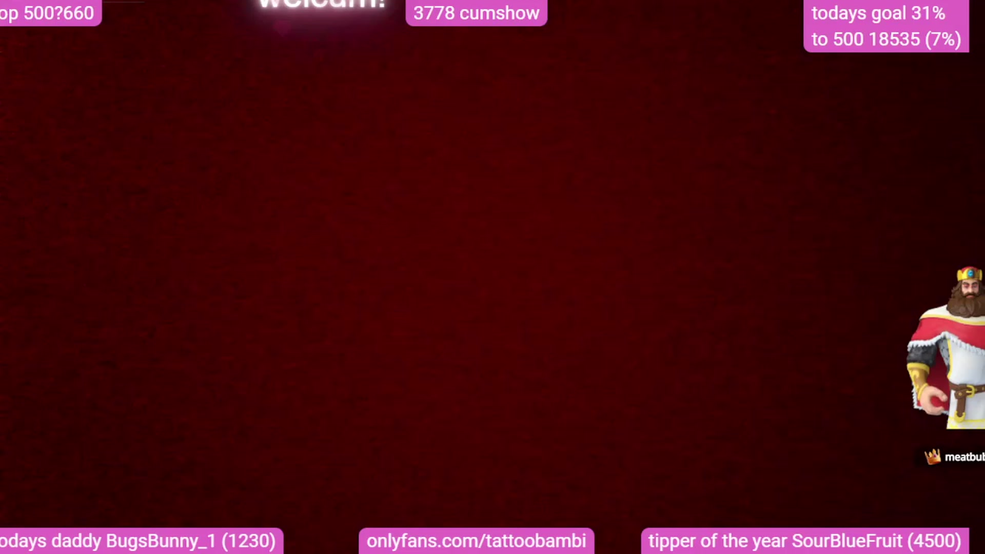 Gallery image thumbnail from Tattoobambi's myfreecams stream on, 11/18/2023, 04:03 image 18 of 20