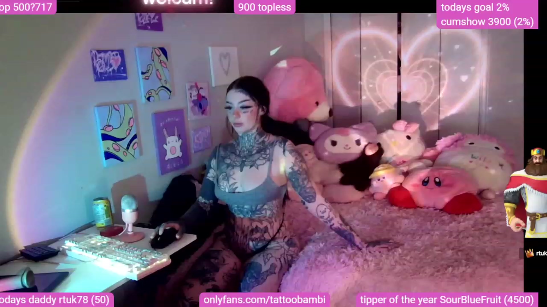 Gallery image thumbnail from Tattoobambi's myfreecams stream on, 11/22/2023, 04:57 image 19 of 20