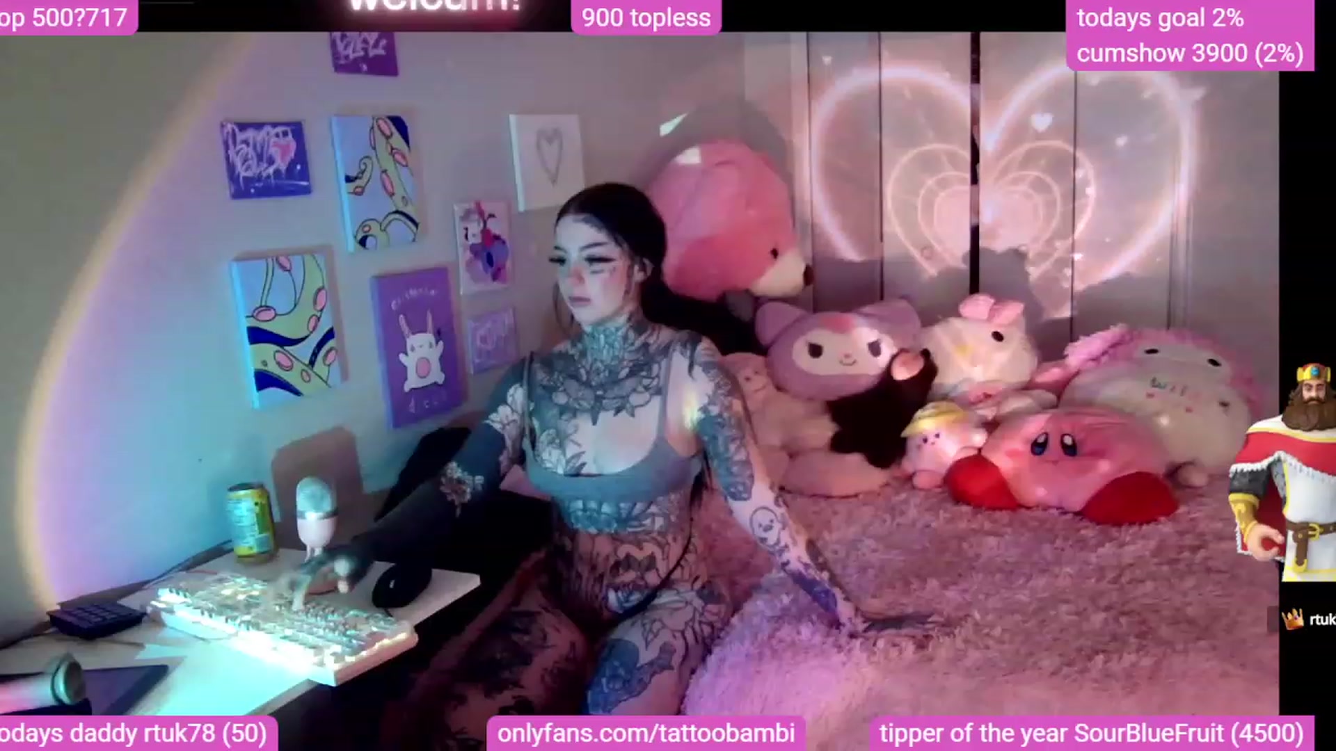 Gallery image thumbnail from Tattoobambi's myfreecams stream on, 11/22/2023, 04:57 image 18 of 20