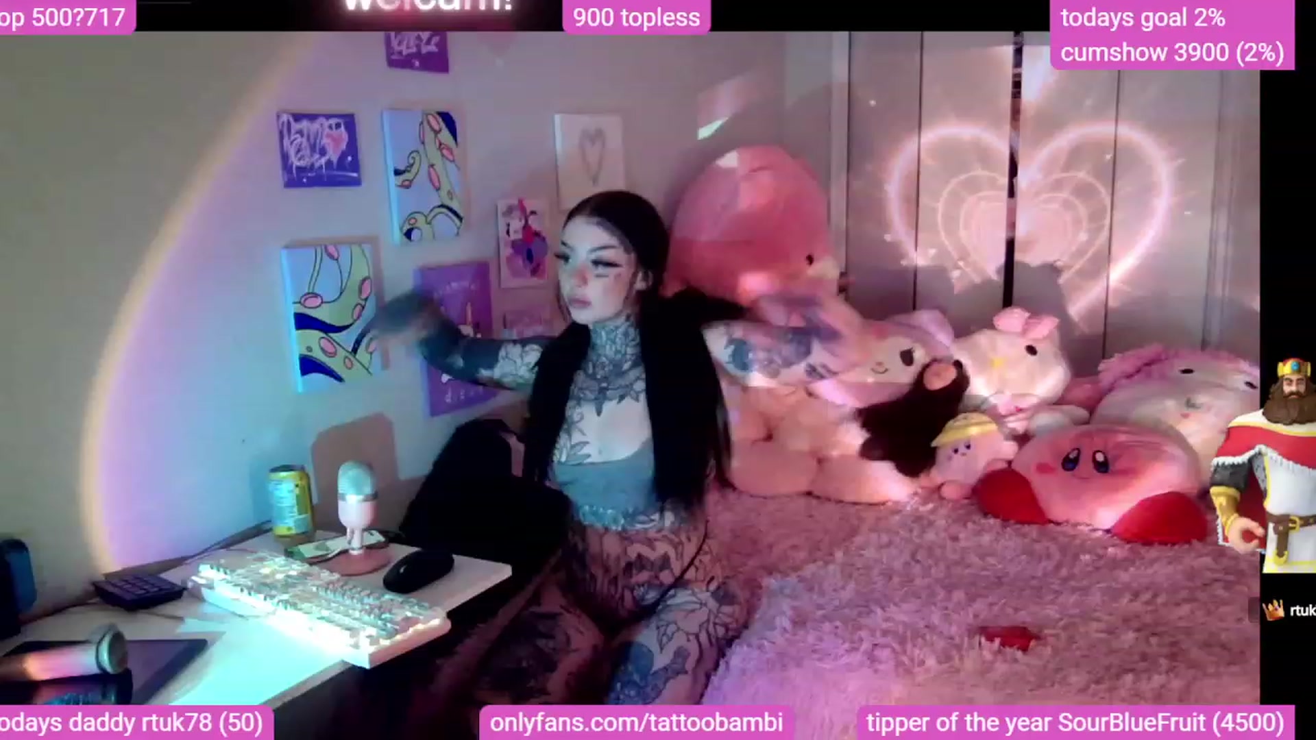Gallery image thumbnail from Tattoobambi's myfreecams stream on, 11/22/2023, 04:57 image 2 of 20