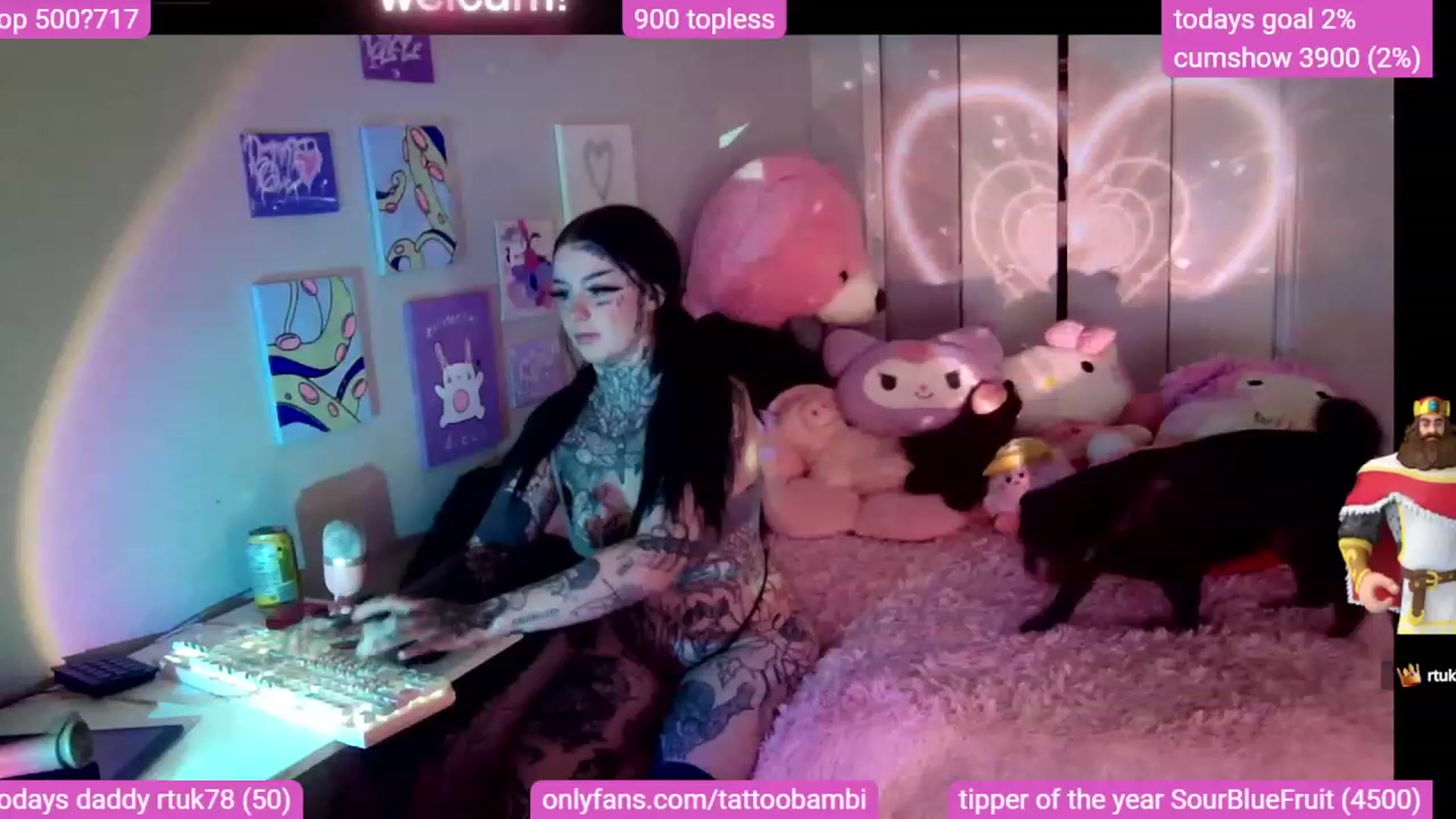 Gallery image thumbnail from Tattoobambi's myfreecams stream on, 11/22/2023, 04:57 image 20 of 20