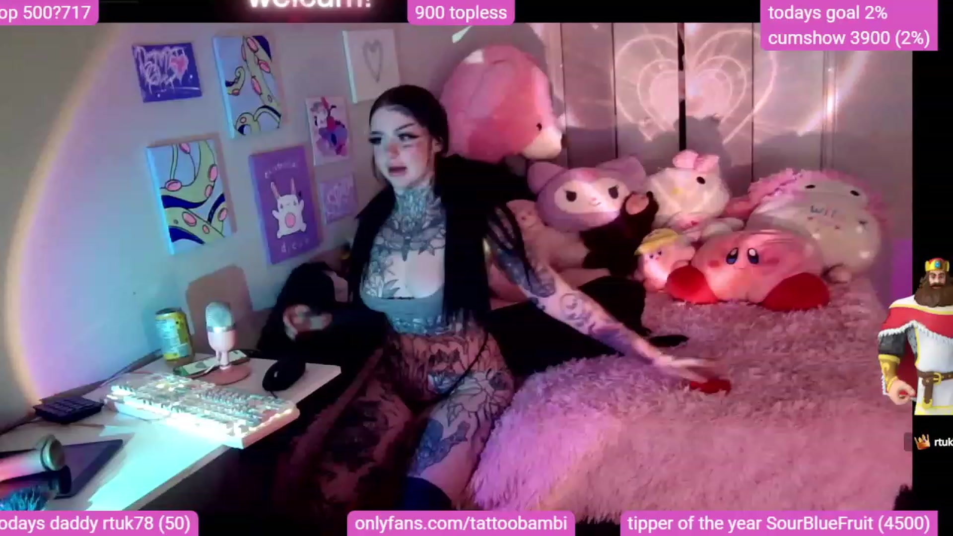 Gallery image thumbnail from Tattoobambi's myfreecams stream on, 11/22/2023, 04:57 image 13 of 20