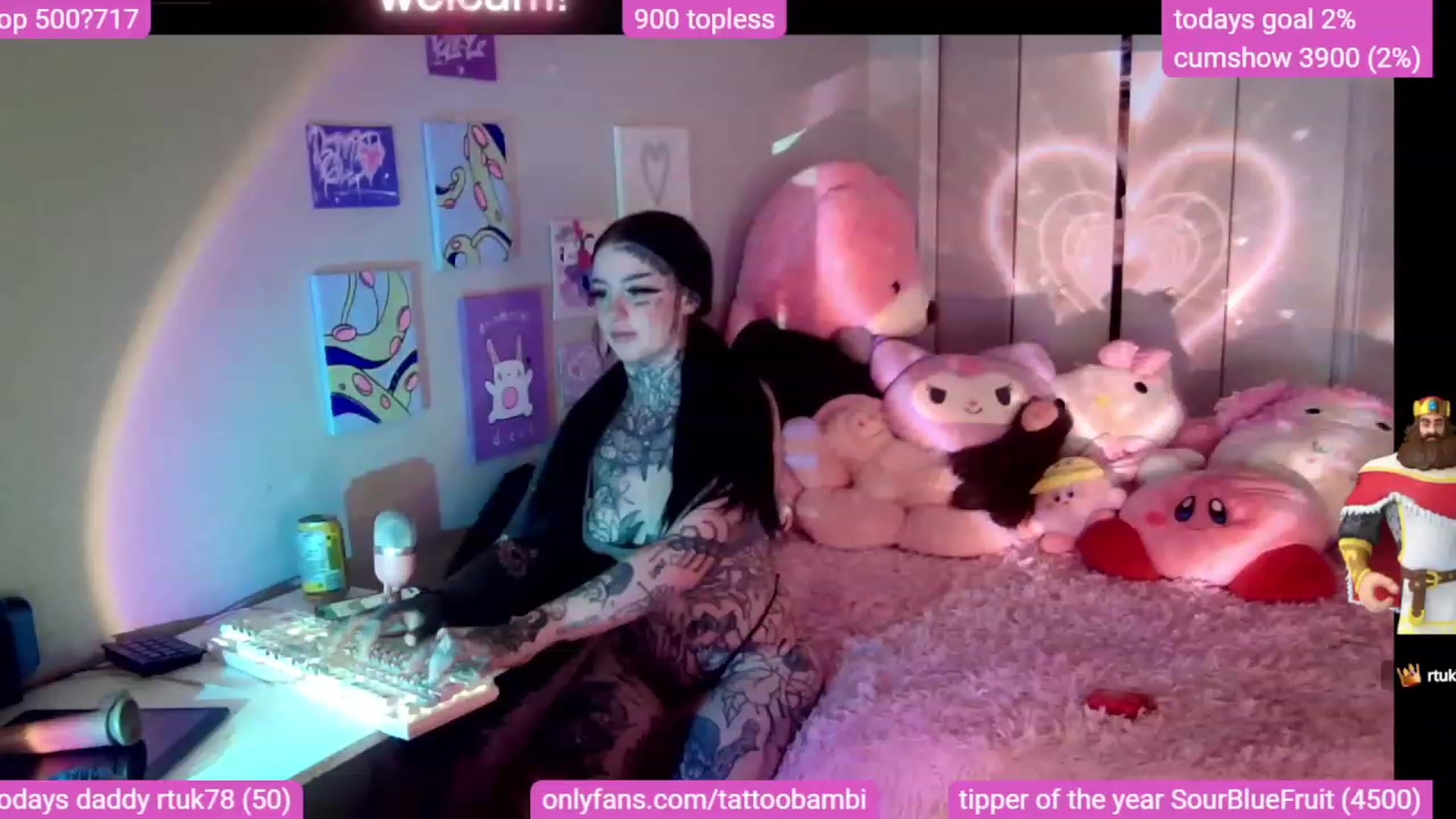 Gallery image thumbnail from Tattoobambi's myfreecams stream on, 11/22/2023, 04:57 image 4 of 20