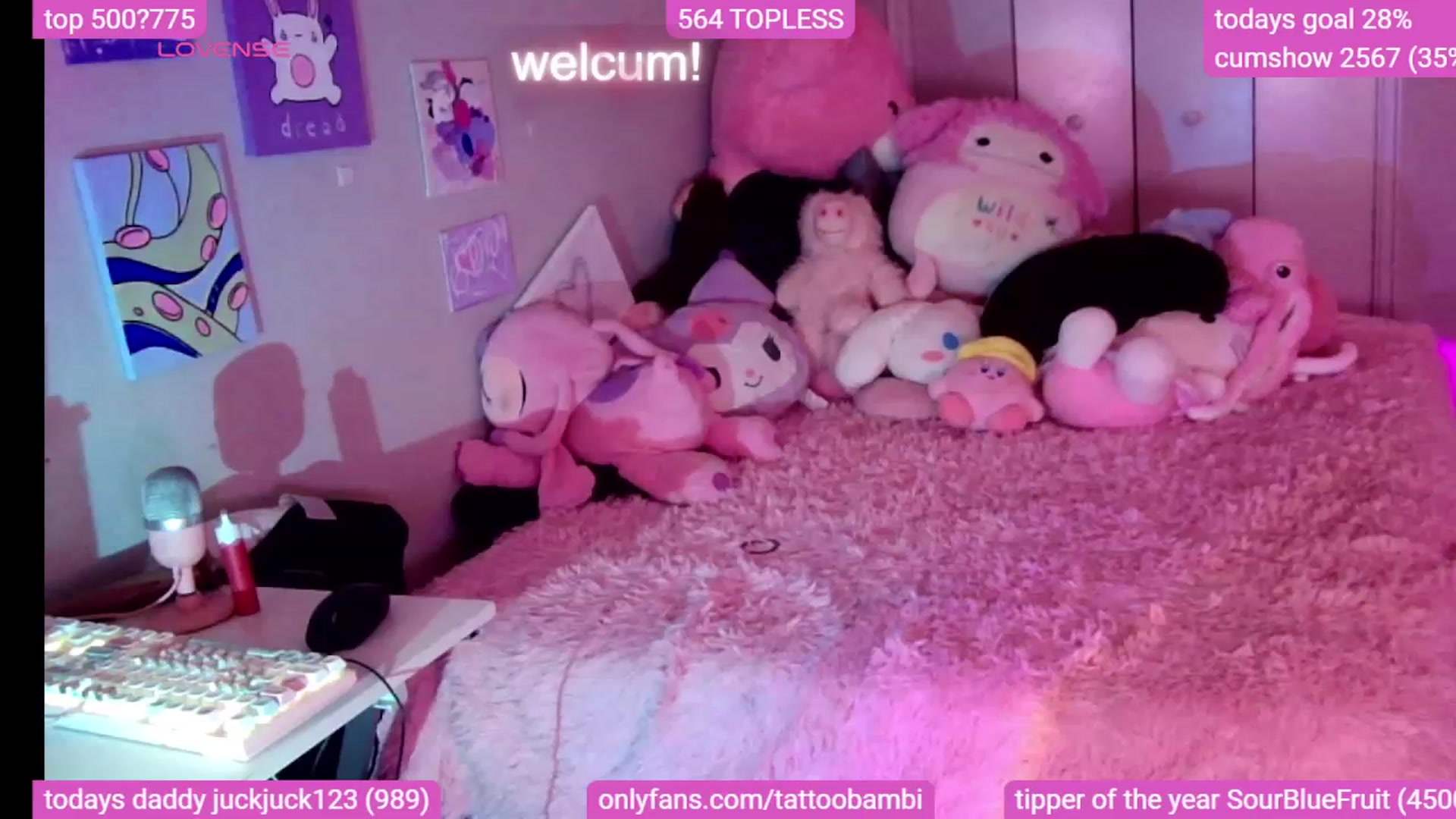 Gallery image thumbnail from Tattoobambi's myfreecams stream on, 11/24/2023, 03:46 image 6 of 20