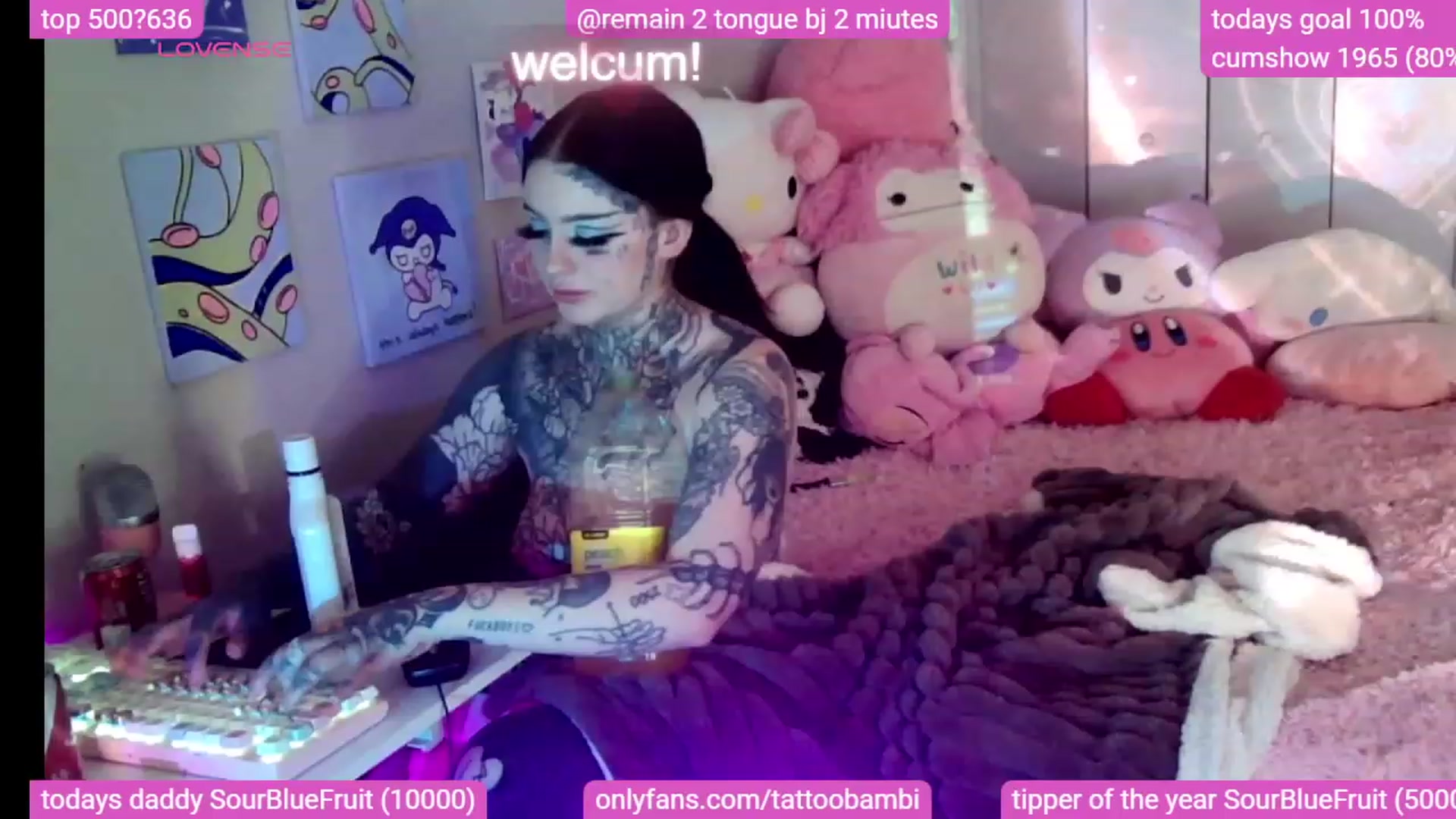 Gallery image thumbnail from Tattoobambi's myfreecams stream on, 11/26/2023, 04:23 image 13 of 20