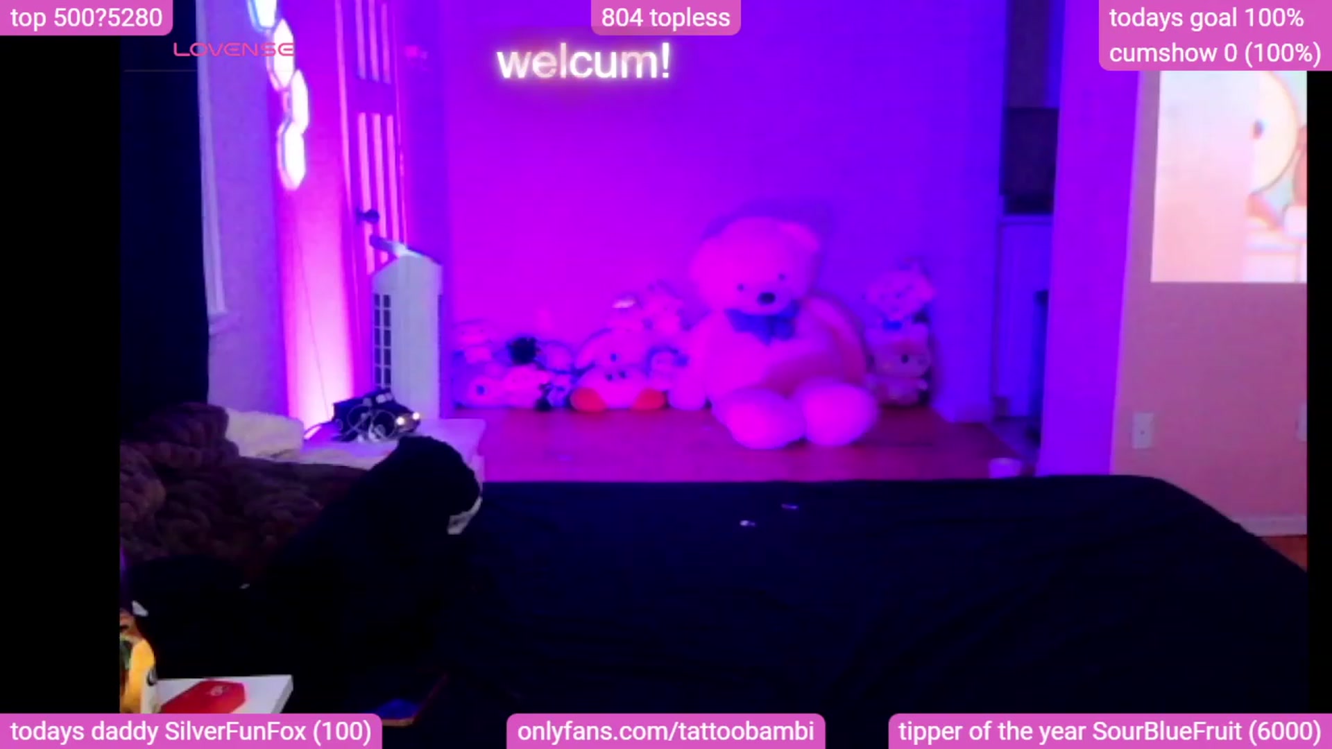 Gallery image thumbnail from Tattoobambi's myfreecams stream on, 12/03/2023, 05:37 image 7 of 20