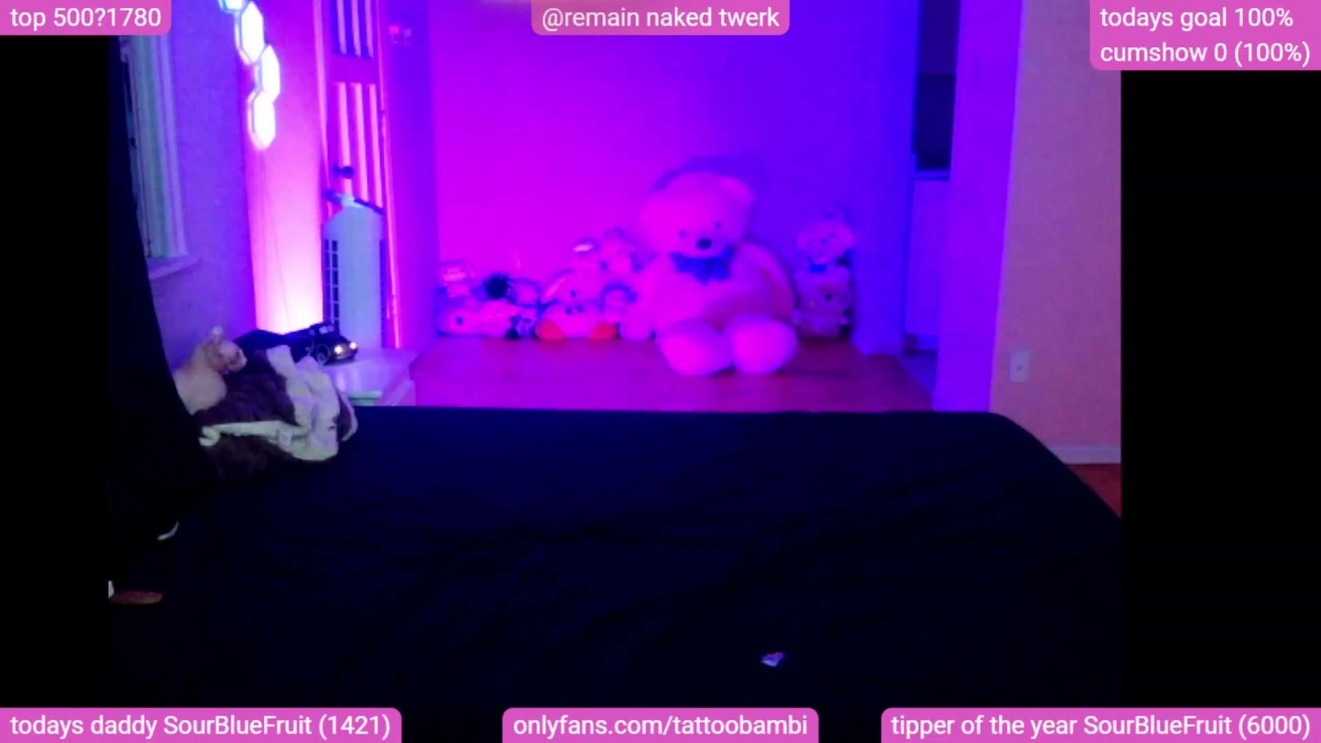 Gallery image thumbnail from Tattoobambi's myfreecams stream on, 12/03/2023, 07:56 image 16 of 20