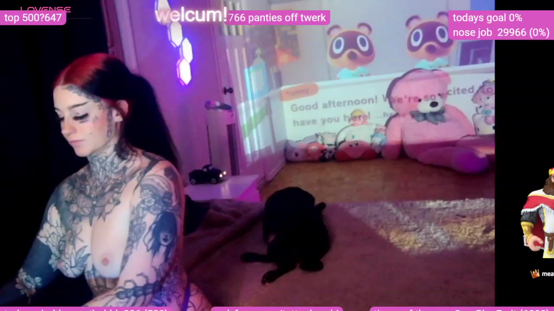 Gallery image thumbnail from Tattoobambi's myfreecams stream on, 12/08/2023, 04:24 image 6 of 20