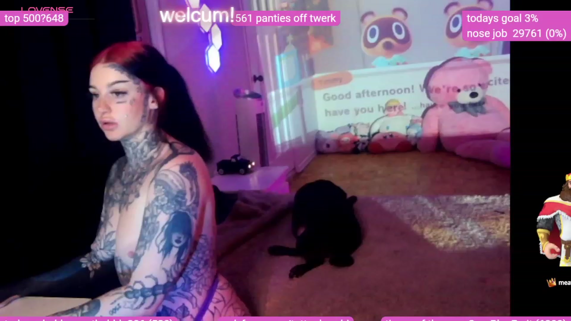 Gallery image thumbnail from Tattoobambi's myfreecams stream on, 12/08/2023, 04:24 image 7 of 20