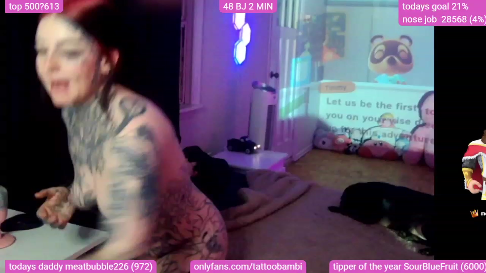 Gallery image thumbnail from Tattoobambi's myfreecams stream on, 12/08/2023, 04:24 image 15 of 20