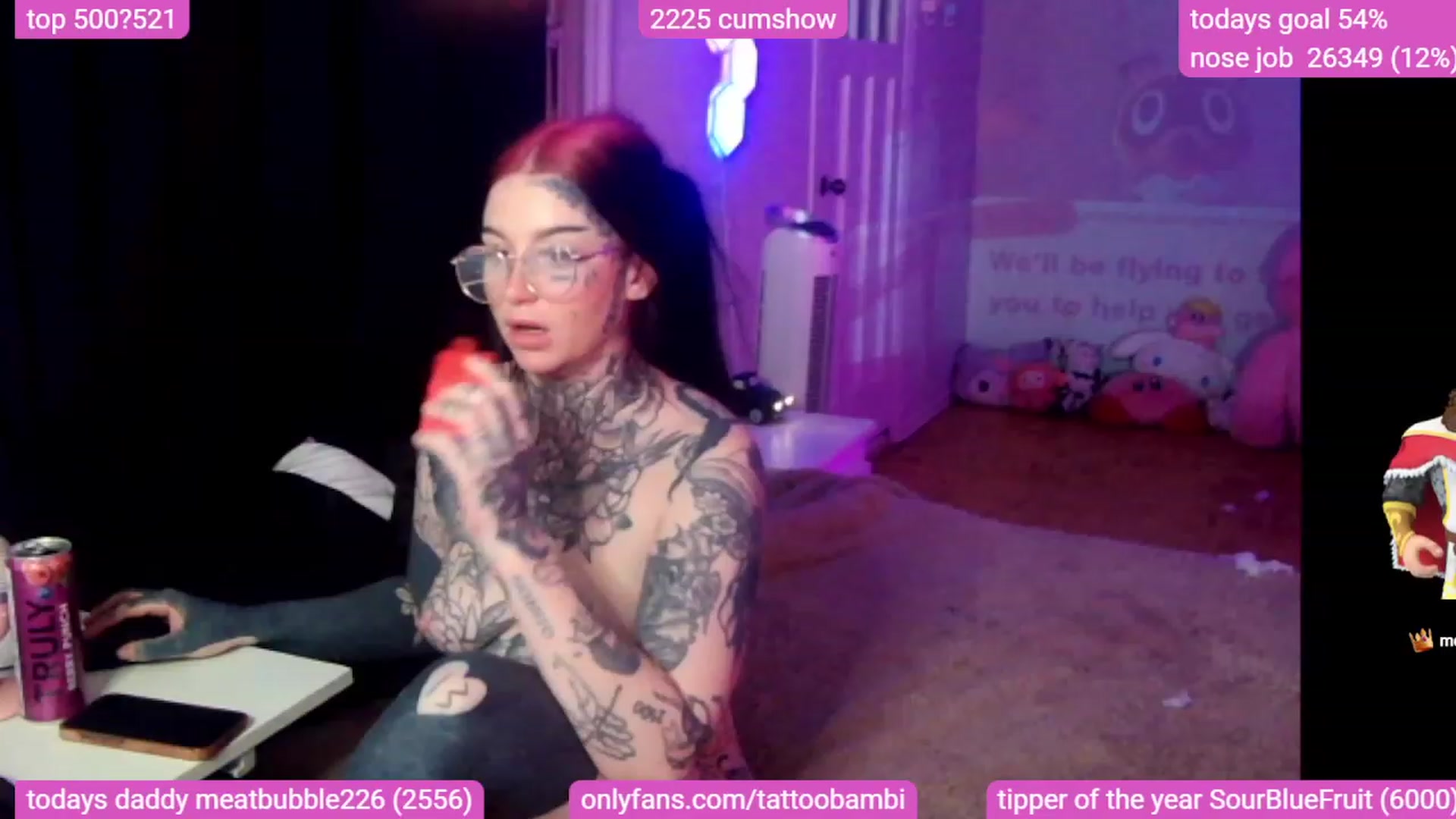 Gallery image thumbnail from Tattoobambi's myfreecams stream on, 12/08/2023, 05:45 image 19 of 20