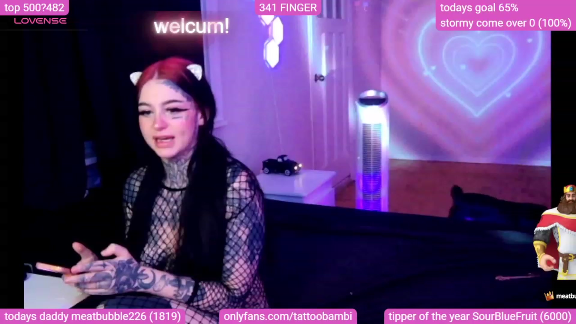 Gallery image thumbnail from Tattoobambi's myfreecams stream on, 12/10/2023, 04:50 image 14 of 20