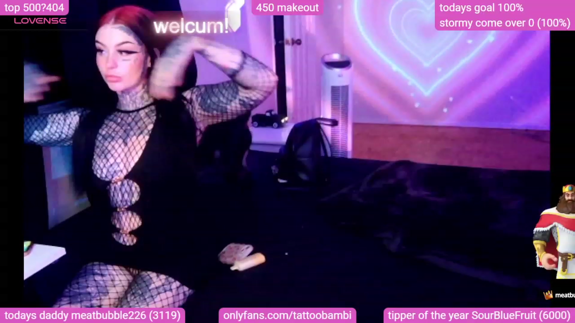 Gallery image thumbnail from Tattoobambi's myfreecams stream on, 12/10/2023, 07:25 image 3 of 20