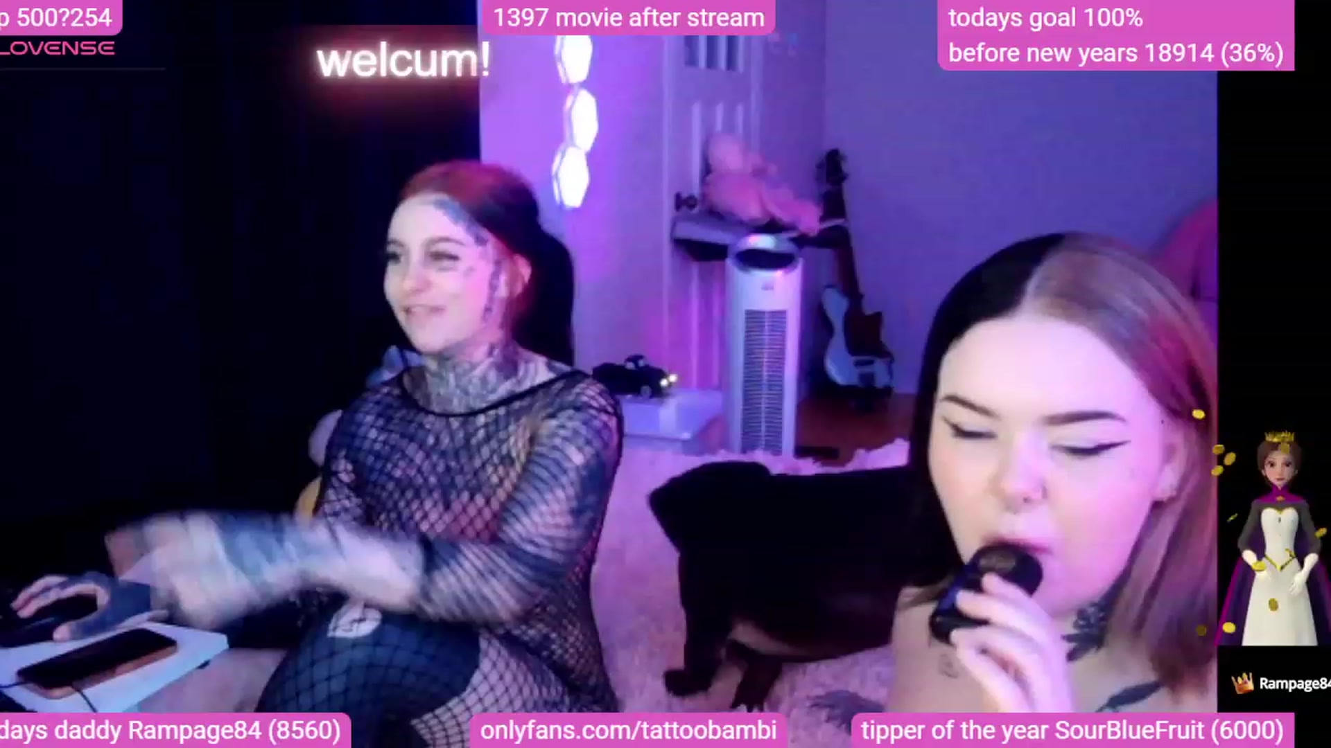 Gallery image thumbnail from Tattoobambi's myfreecams stream on, 12/13/2023, 06:02 image 18 of 20