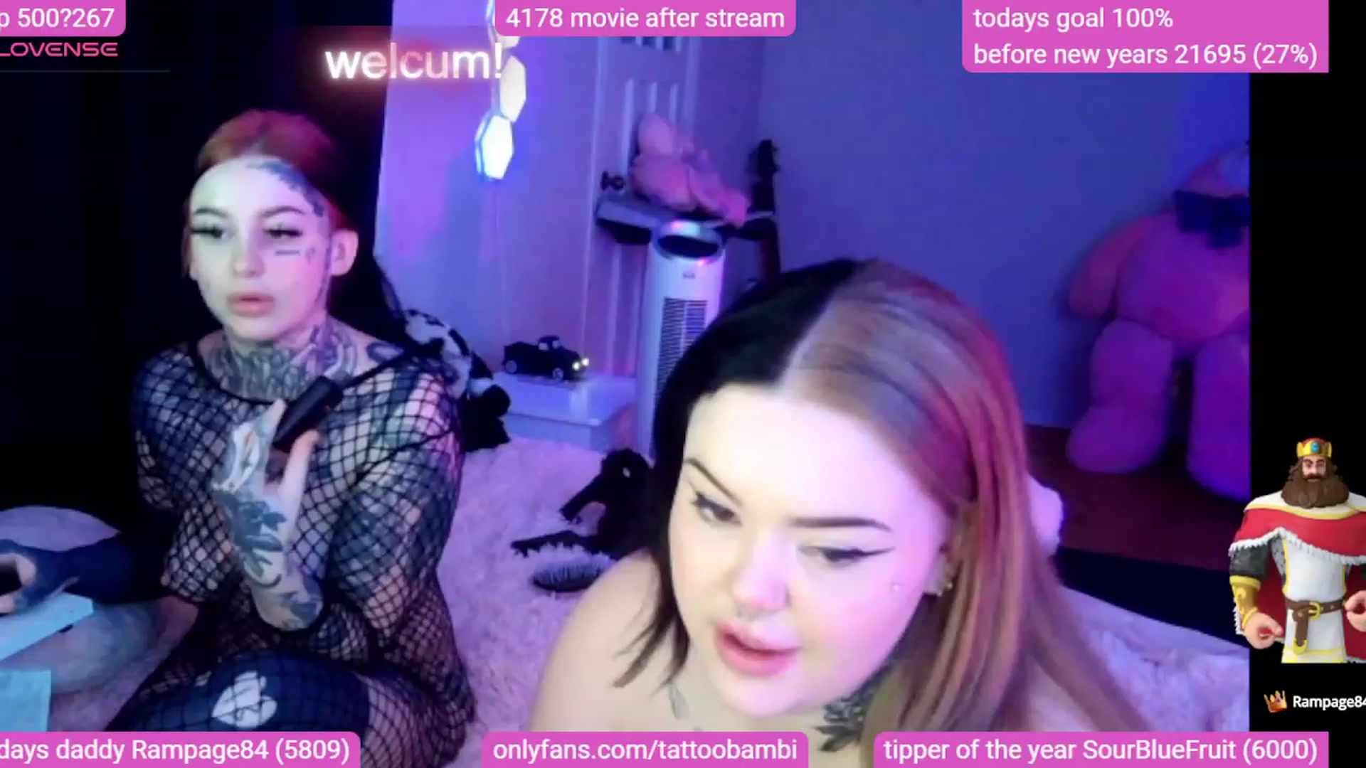 Gallery image thumbnail from Tattoobambi's myfreecams stream on, 12/13/2023, 06:02 image 16 of 20