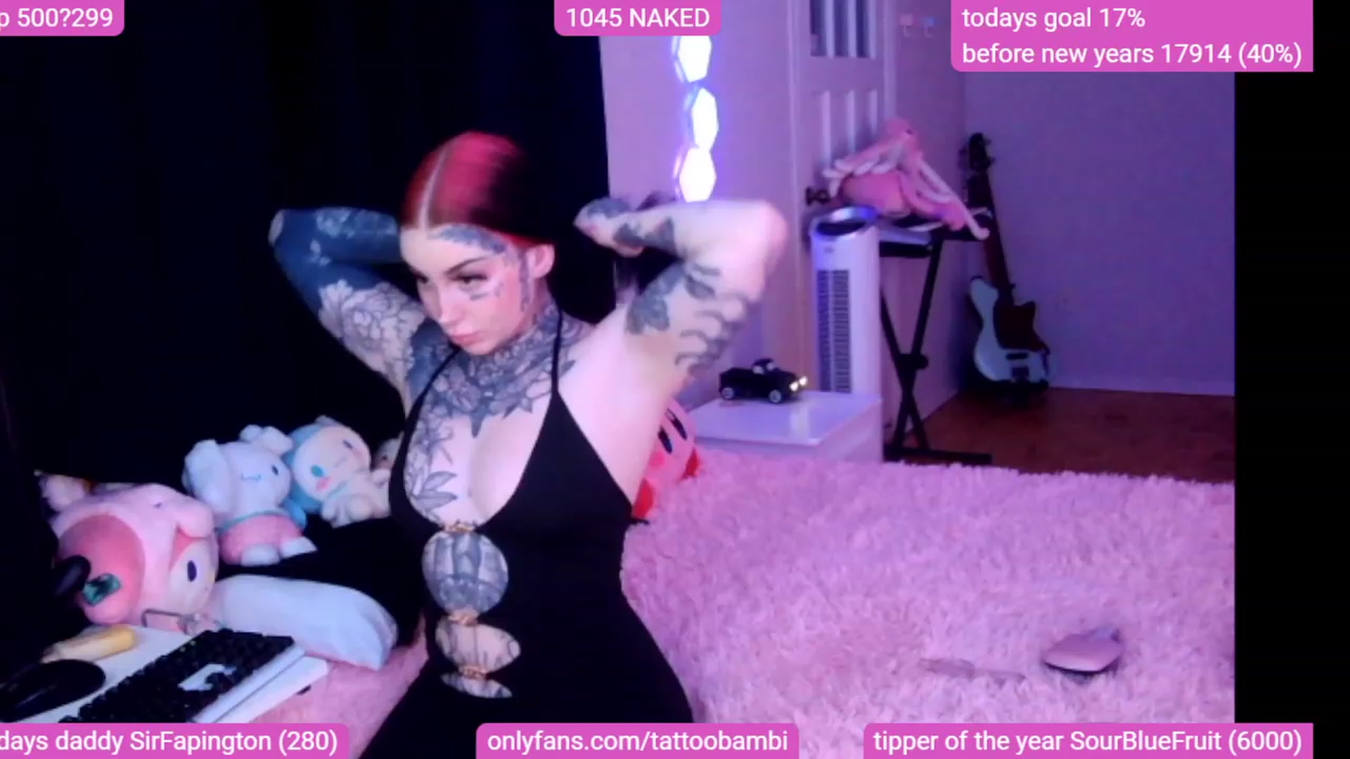 Gallery image thumbnail from Tattoobambi's myfreecams stream on, 12/15/2023, 04:37 image 16 of 20
