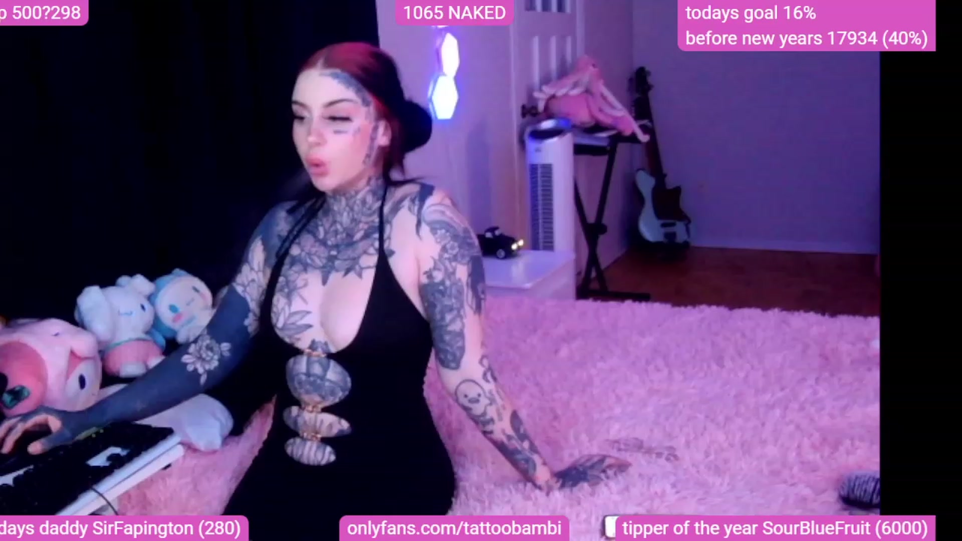 Gallery image thumbnail from Tattoobambi's myfreecams stream on, 12/15/2023, 04:37 image 14 of 20