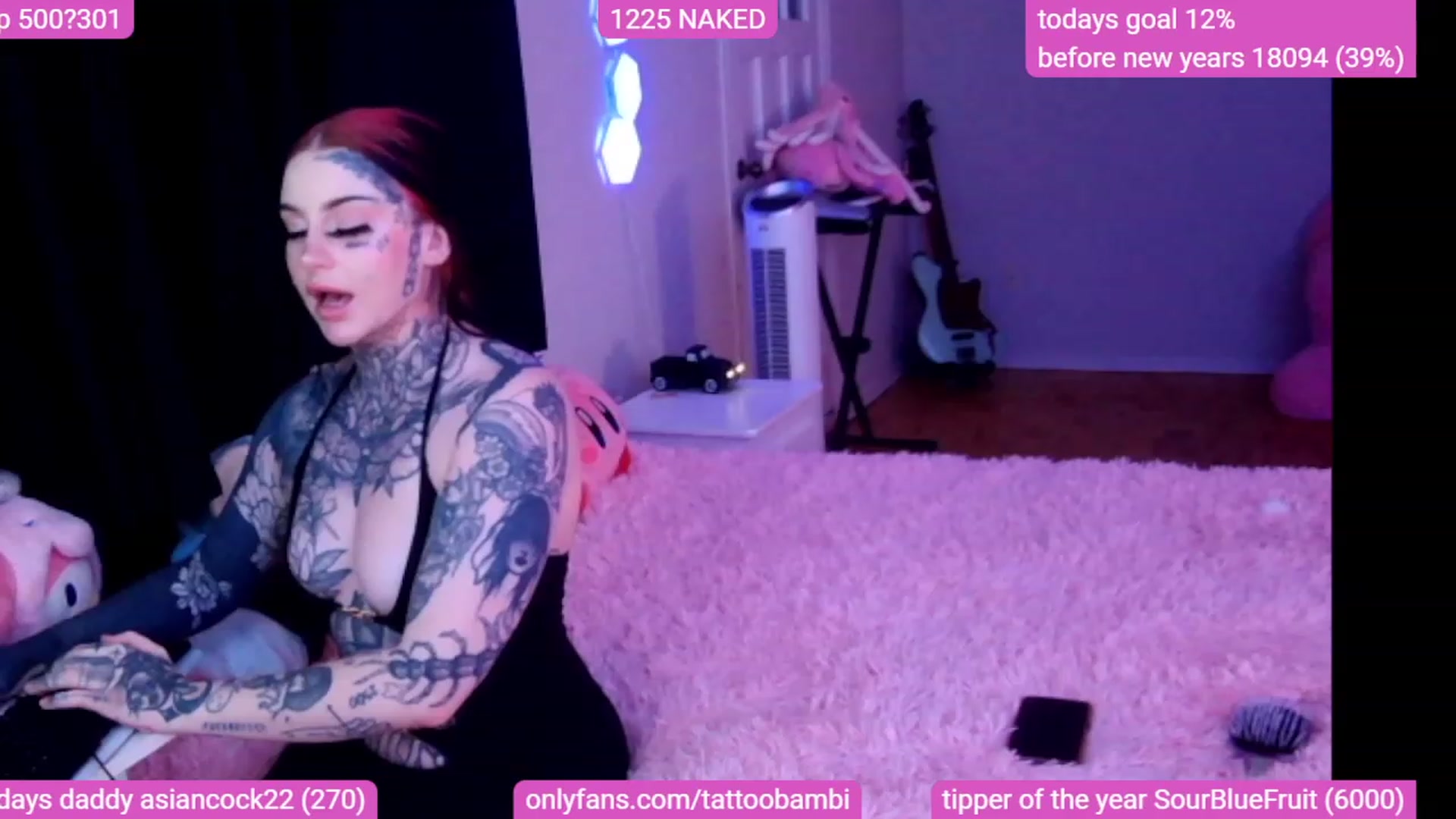 Gallery image thumbnail from Tattoobambi's myfreecams stream on, 12/15/2023, 04:37 image 12 of 20