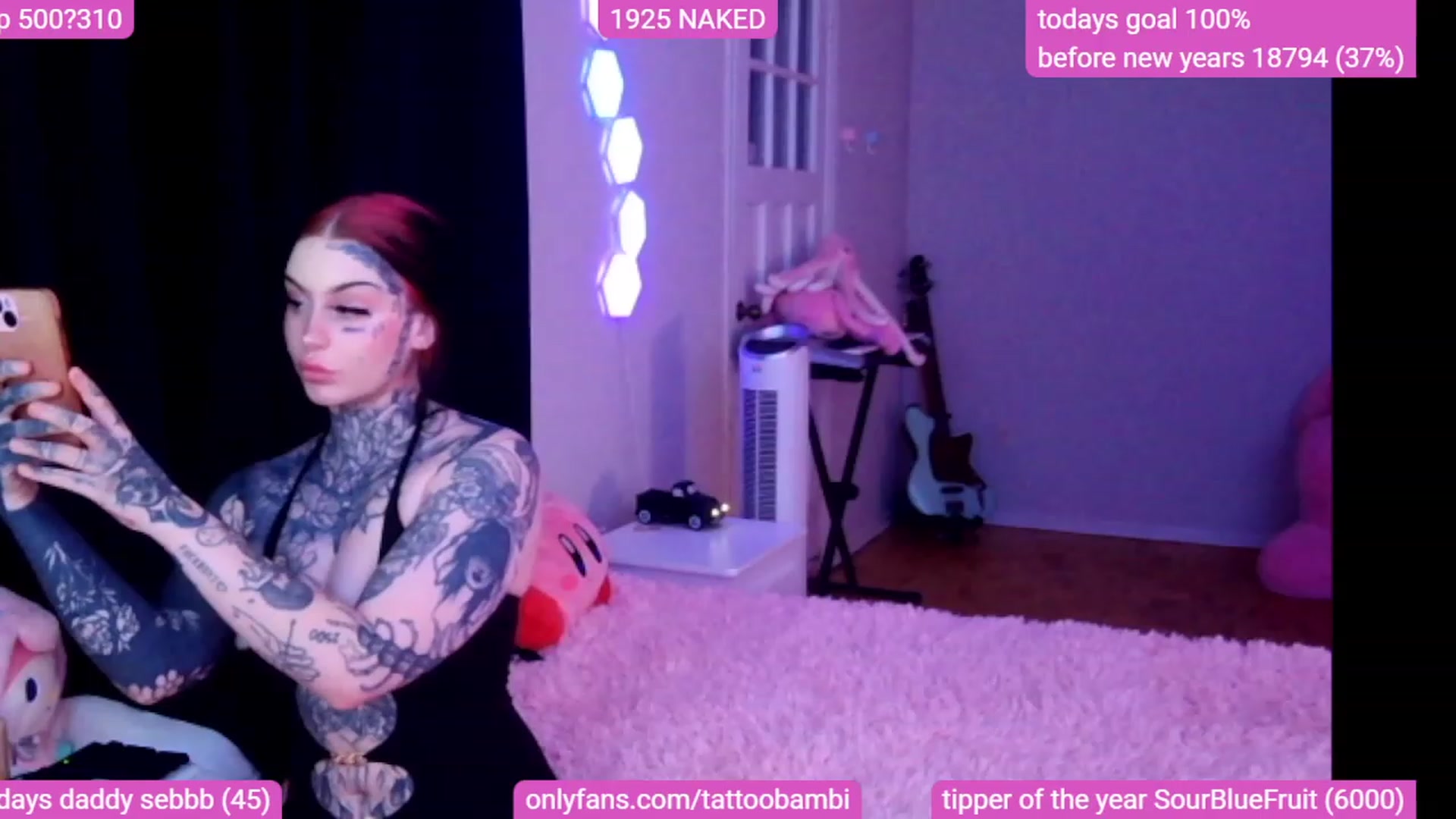 Gallery image thumbnail from Tattoobambi's myfreecams stream on, 12/15/2023, 04:37 image 4 of 20