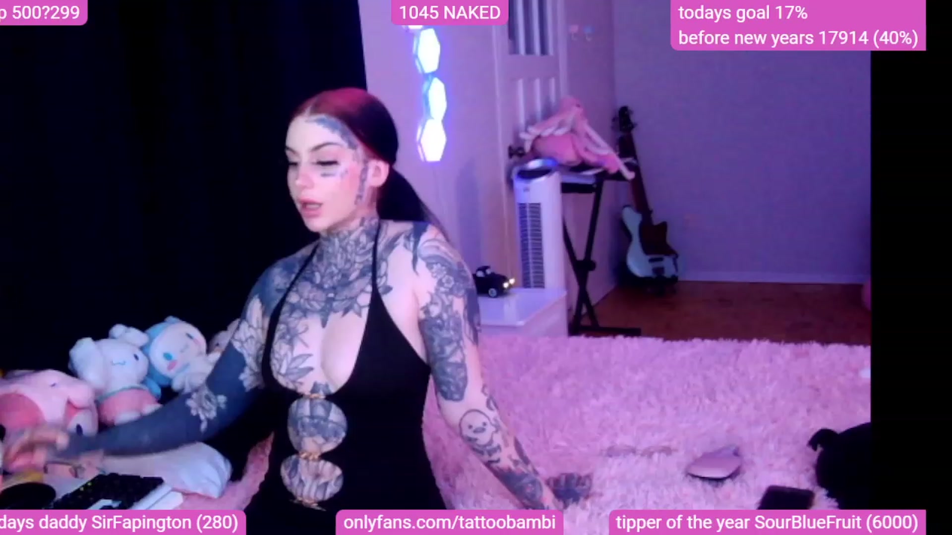 Gallery image thumbnail from Tattoobambi's myfreecams stream on, 12/15/2023, 04:37 image 17 of 20