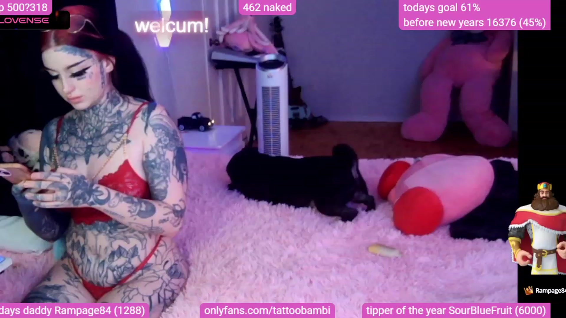 Gallery image thumbnail from Tattoobambi's myfreecams stream on, 12/15/2023, 23:00 image 20 of 20