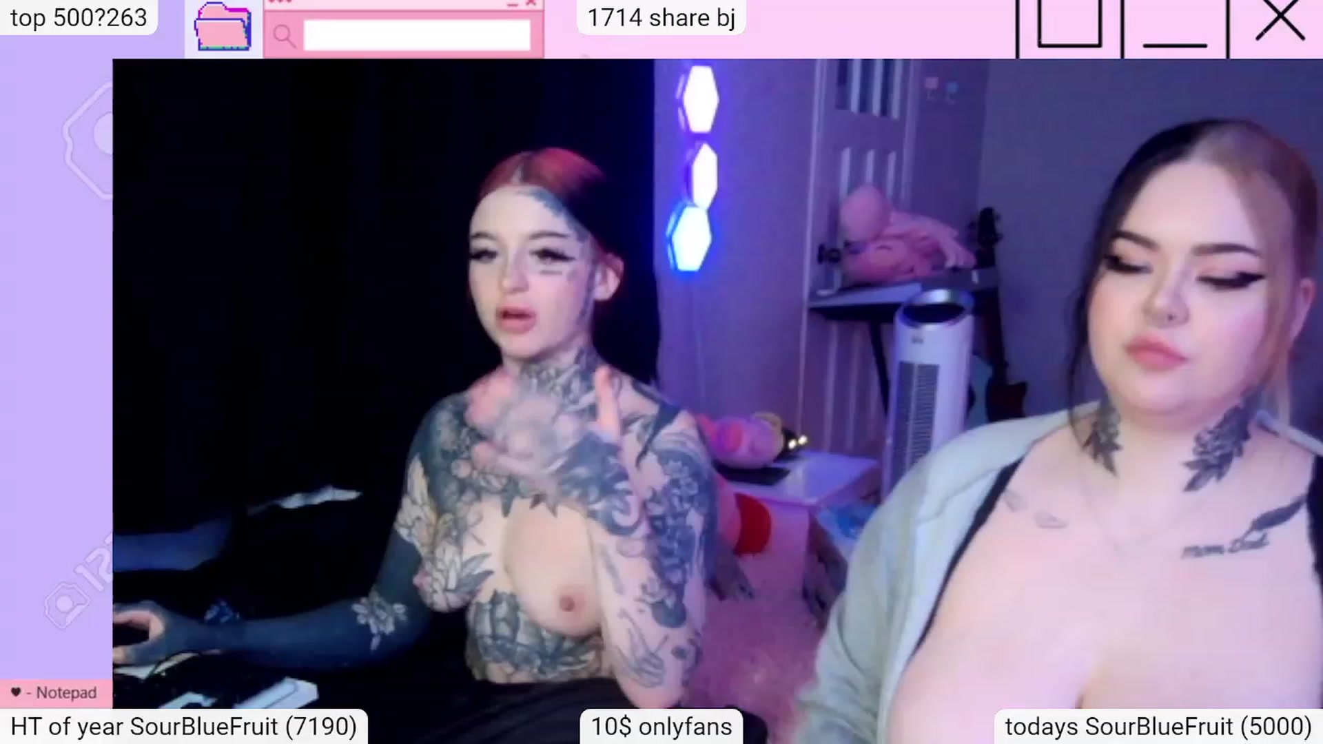 Gallery image thumbnail from Tattoobambi's myfreecams stream on, 12/18/2023, 02:33 image 18 of 20