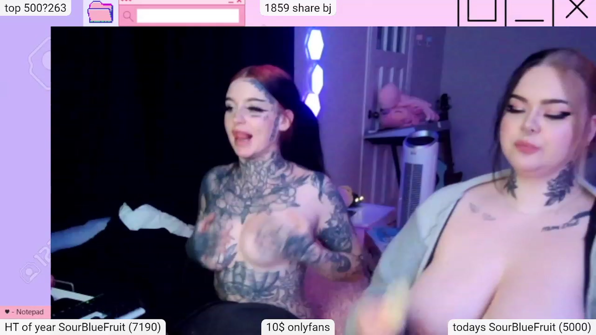 Gallery image thumbnail from Tattoobambi's myfreecams stream on, 12/18/2023, 02:33 image 10 of 20