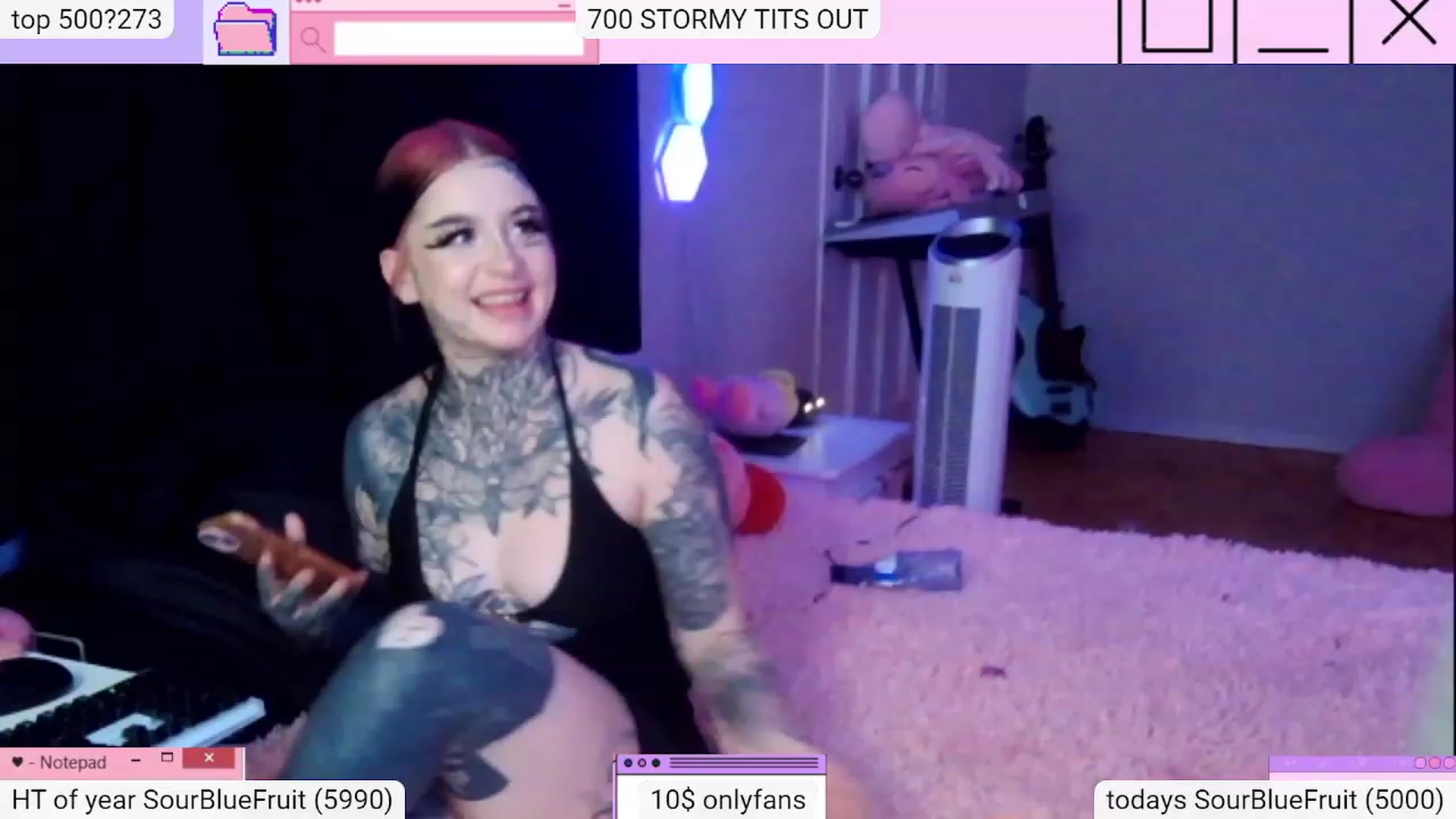 Gallery image thumbnail from Tattoobambi's myfreecams stream on, 12/18/2023, 02:33 image 2 of 20