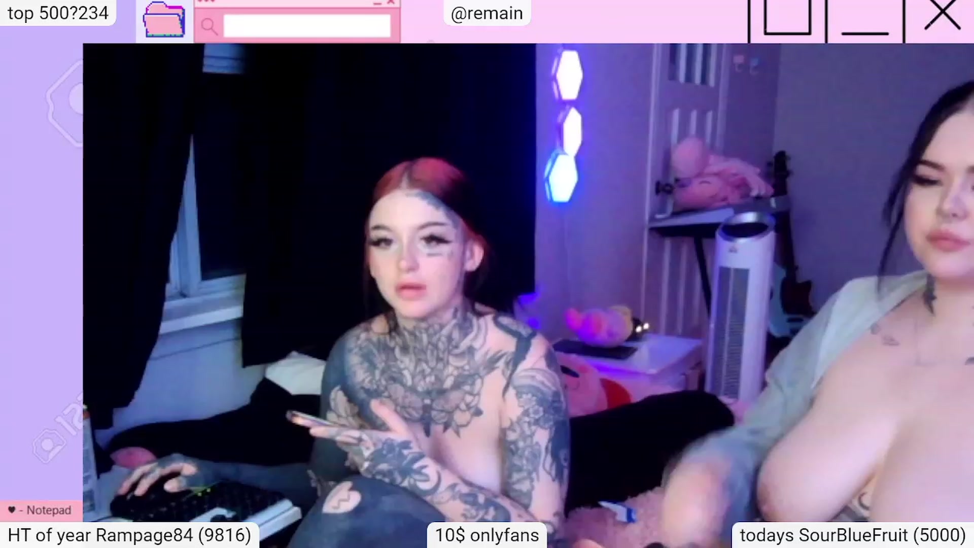 Gallery image thumbnail from Tattoobambi's myfreecams stream on, 12/18/2023, 04:22 image 10 of 20