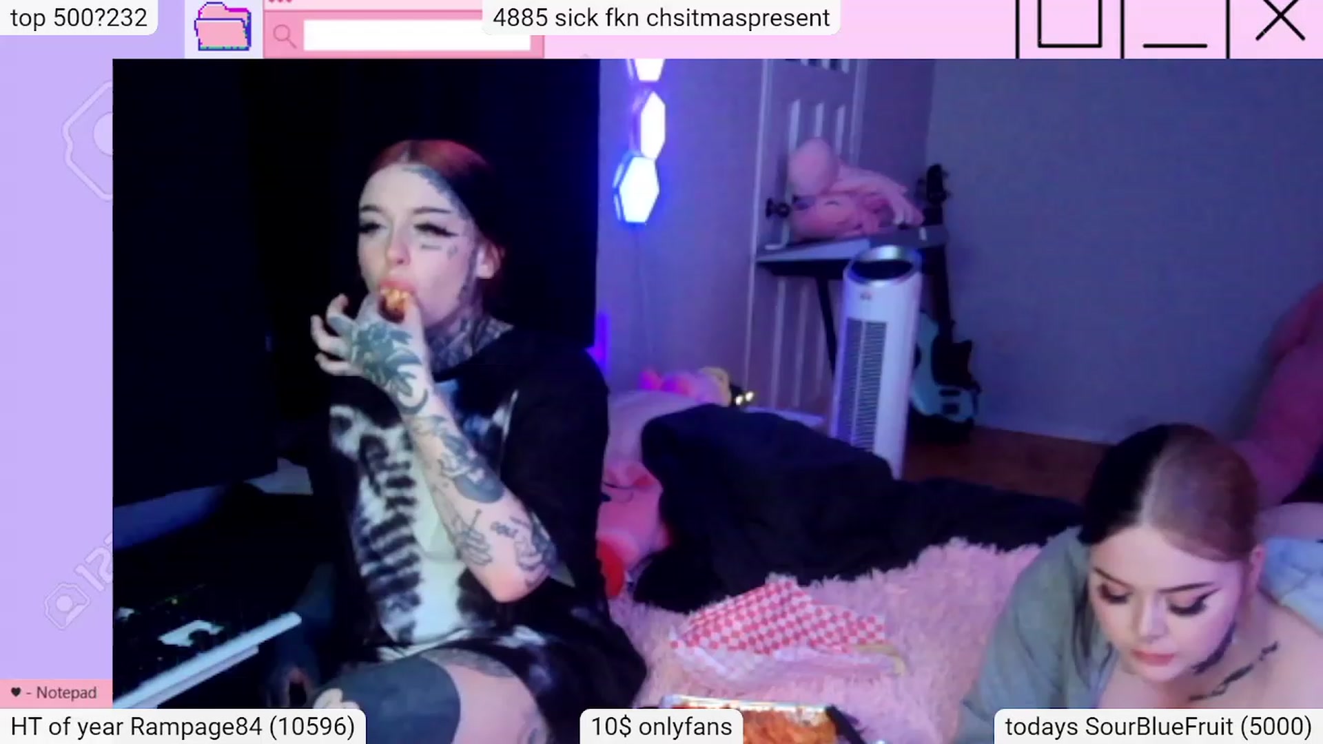 Gallery image thumbnail from Tattoobambi's myfreecams stream on, 12/18/2023, 04:22 image 19 of 20