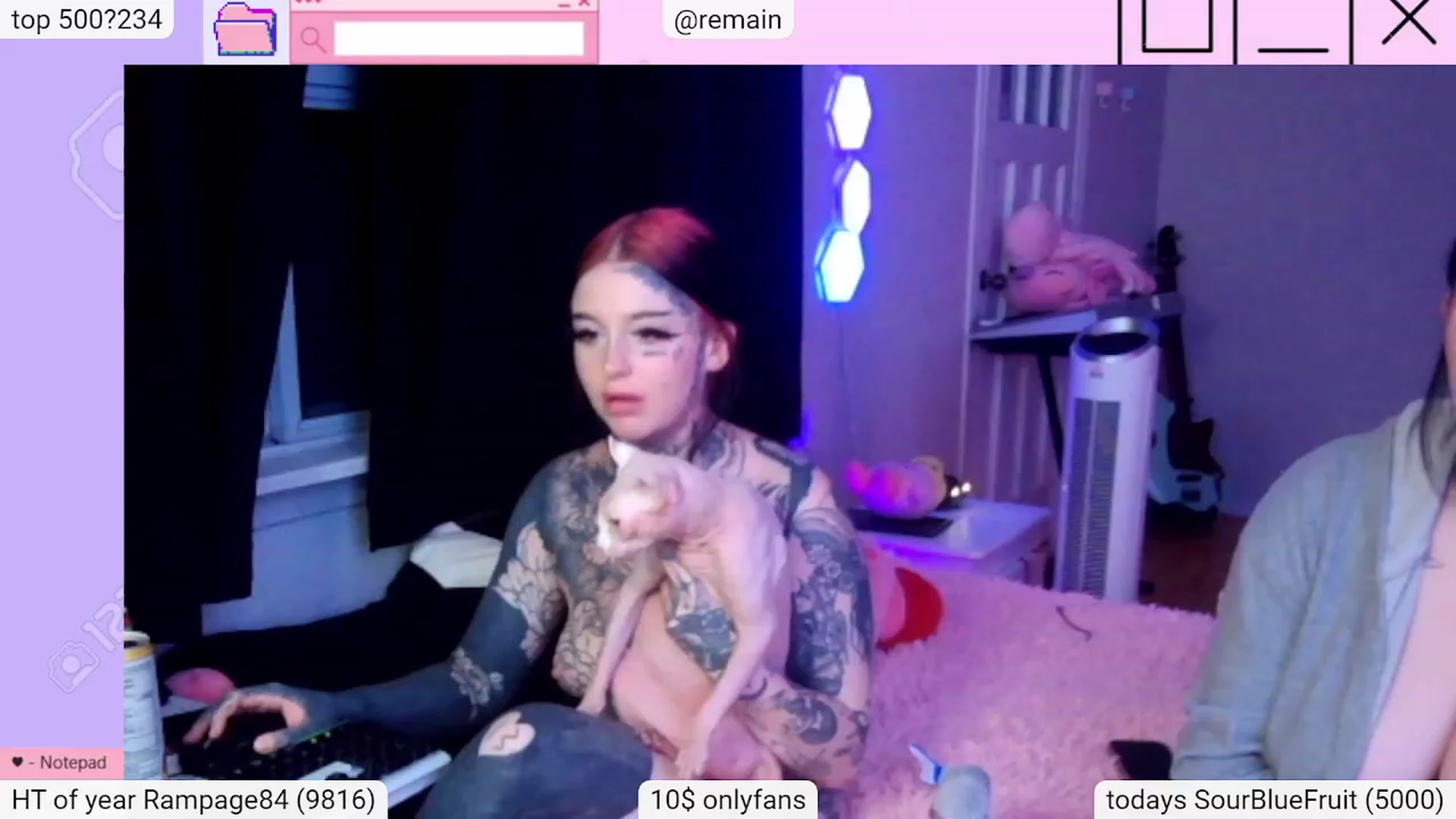 Gallery image thumbnail from Tattoobambi's myfreecams stream on, 12/18/2023, 04:22 image 11 of 20