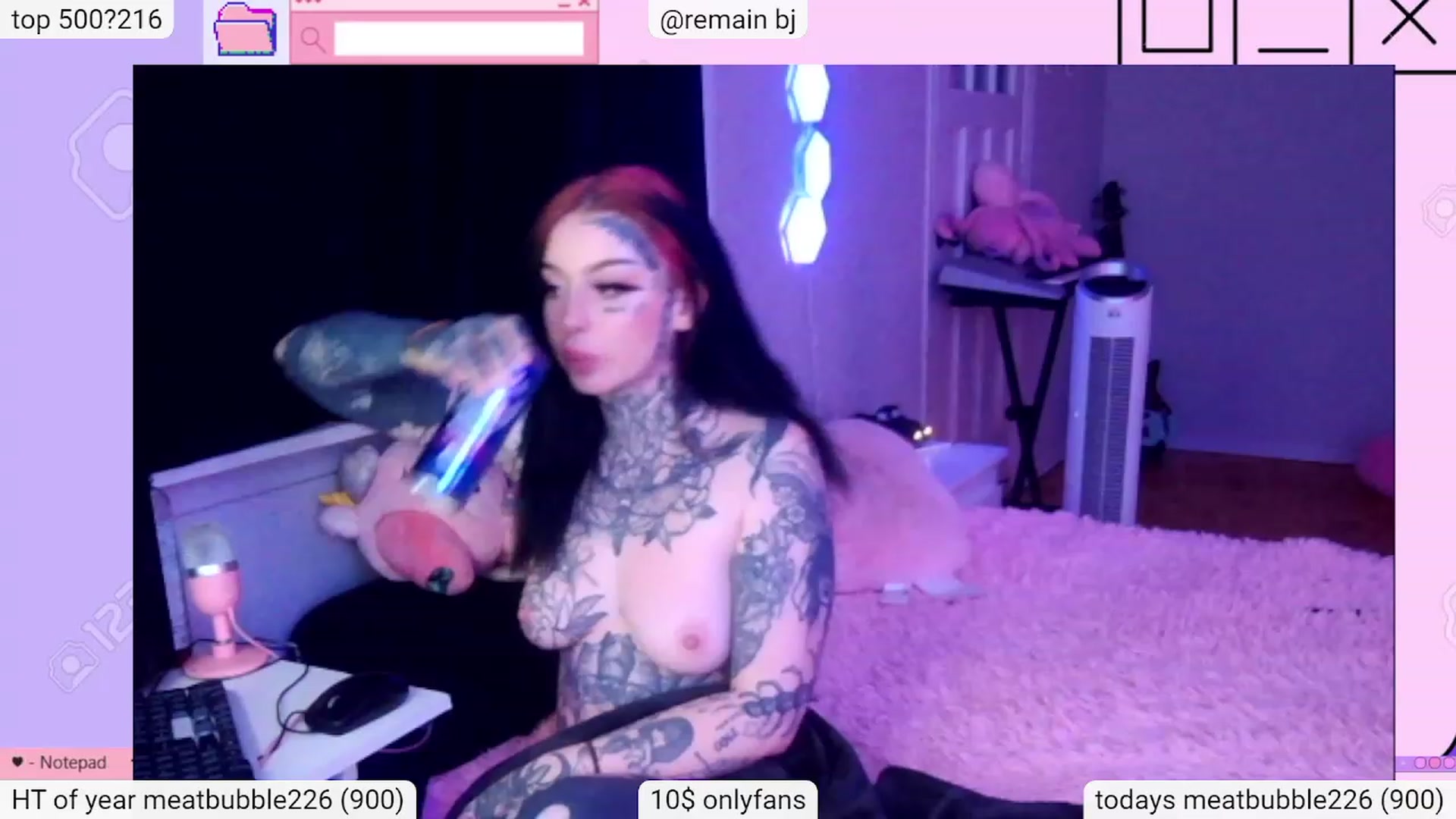 Gallery image thumbnail from Tattoobambi's myfreecams stream on, 12/20/2023, 01:09 image 11 of 20