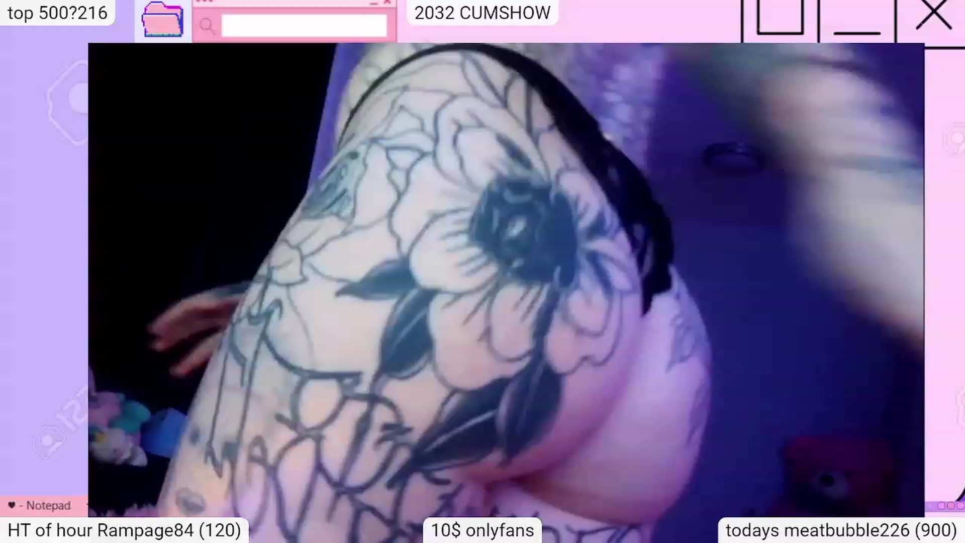 Gallery image thumbnail from Tattoobambi's myfreecams stream on, 12/20/2023, 01:09 image 16 of 20