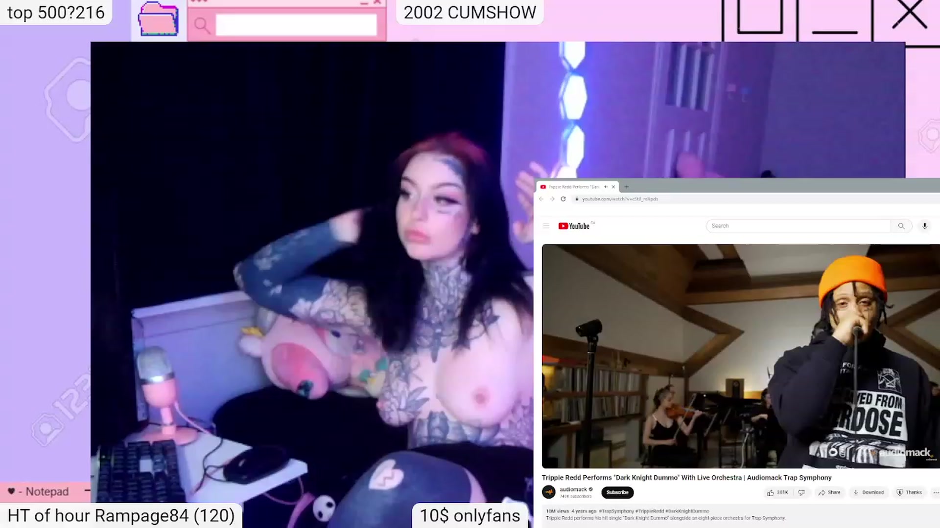 Gallery image thumbnail from Tattoobambi's myfreecams stream on, 12/20/2023, 01:09 image 17 of 20