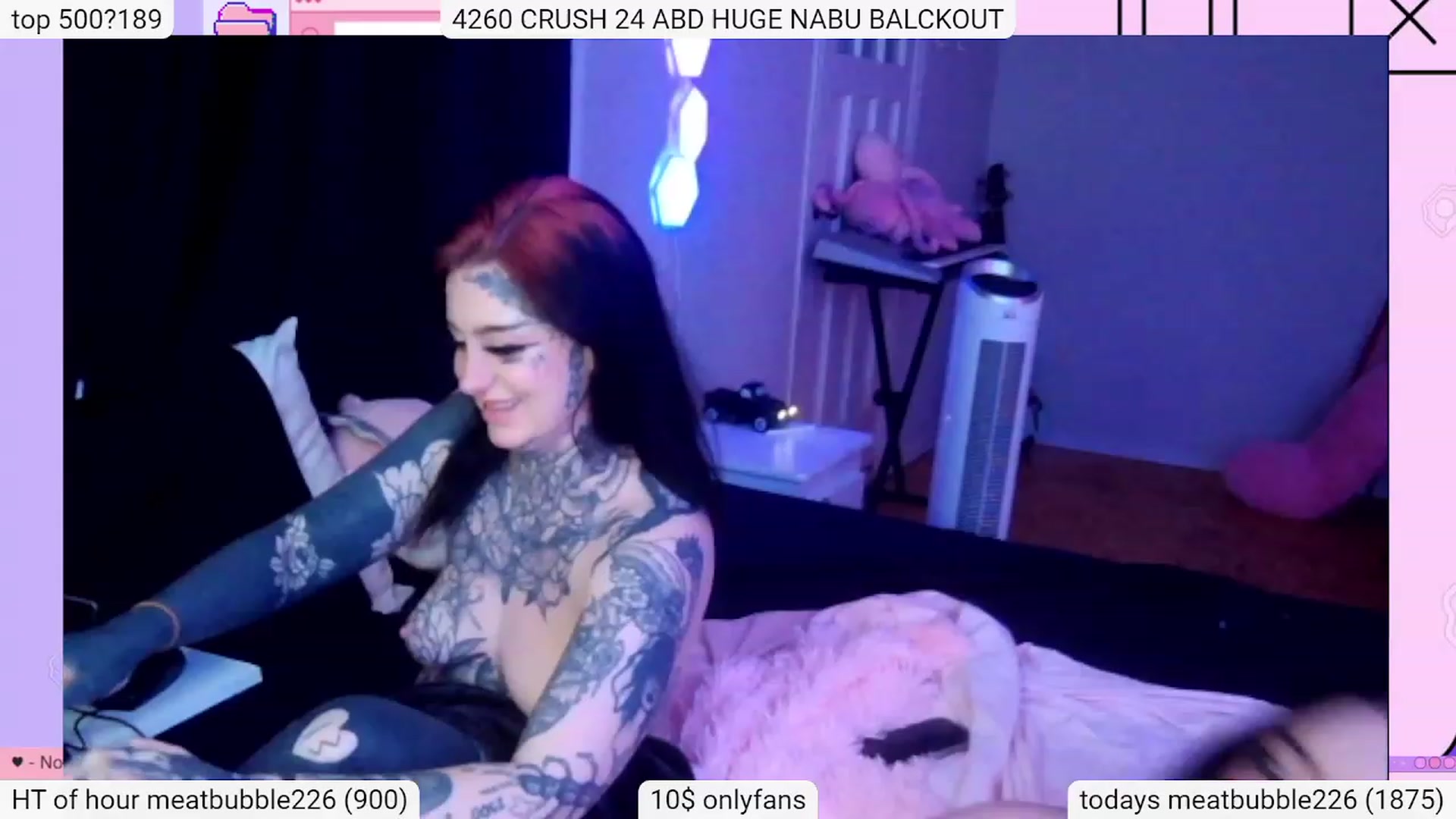 Gallery image thumbnail from Tattoobambi's myfreecams stream on, 12/20/2023, 03:55 image 16 of 20