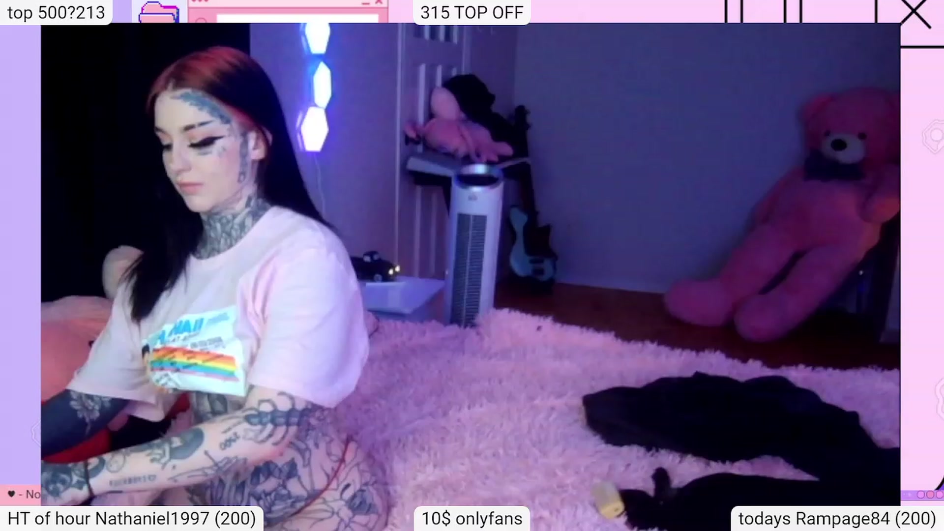 Gallery image thumbnail from Tattoobambi's myfreecams stream on, 12/22/2023, 02:32 image 8 of 20