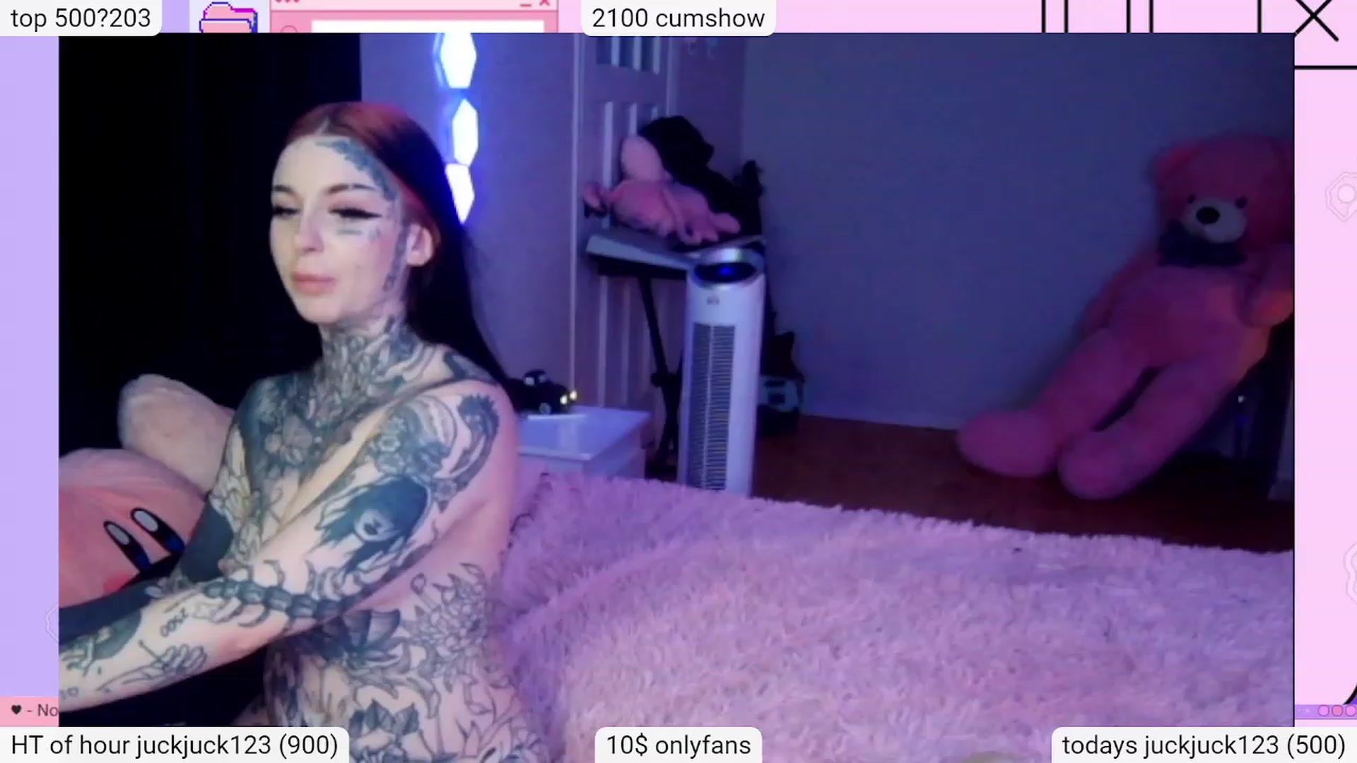 Gallery image thumbnail from Tattoobambi's myfreecams stream on, 12/22/2023, 04:49 image 12 of 20