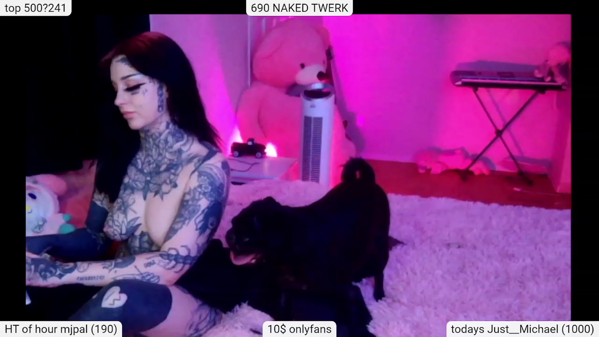 Gallery image thumbnail from Tattoobambi's myfreecams stream on, 12/24/2023, 04:55 image 19 of 20