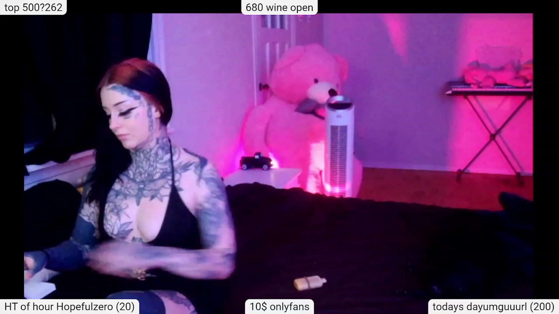 Gallery image thumbnail from Tattoobambi's myfreecams stream on, 12/26/2023, 01:58 image 8 of 20