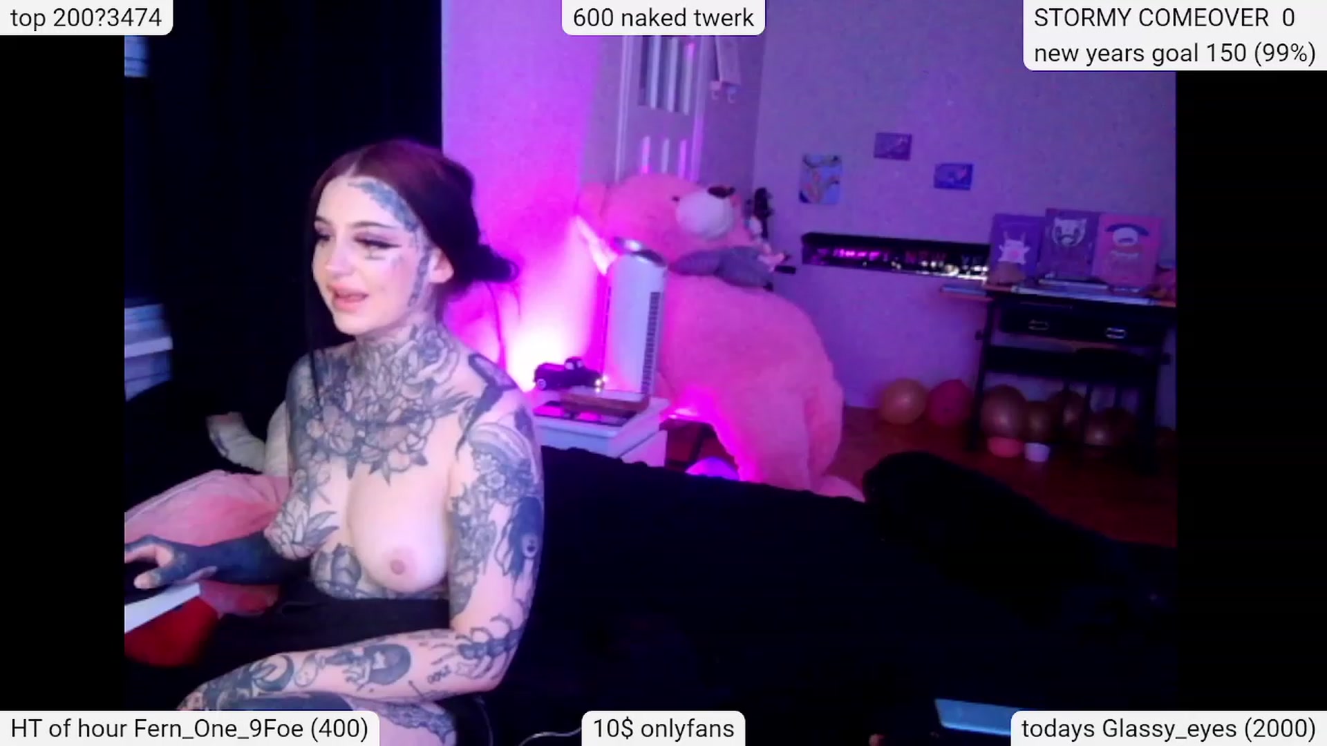 Gallery image thumbnail from Tattoobambi's myfreecams stream on, 01/07/2024, 05:12 image 4 of 20