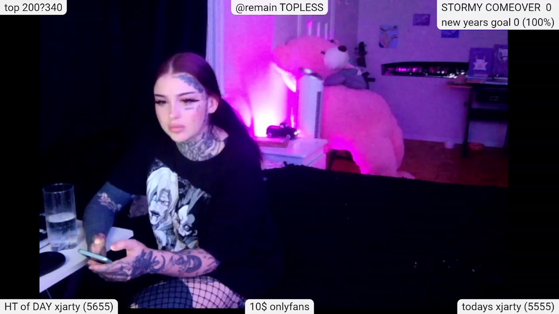 Gallery image thumbnail from Tattoobambi's myfreecams stream on, 01/09/2024, 04:24 image 7 of 20
