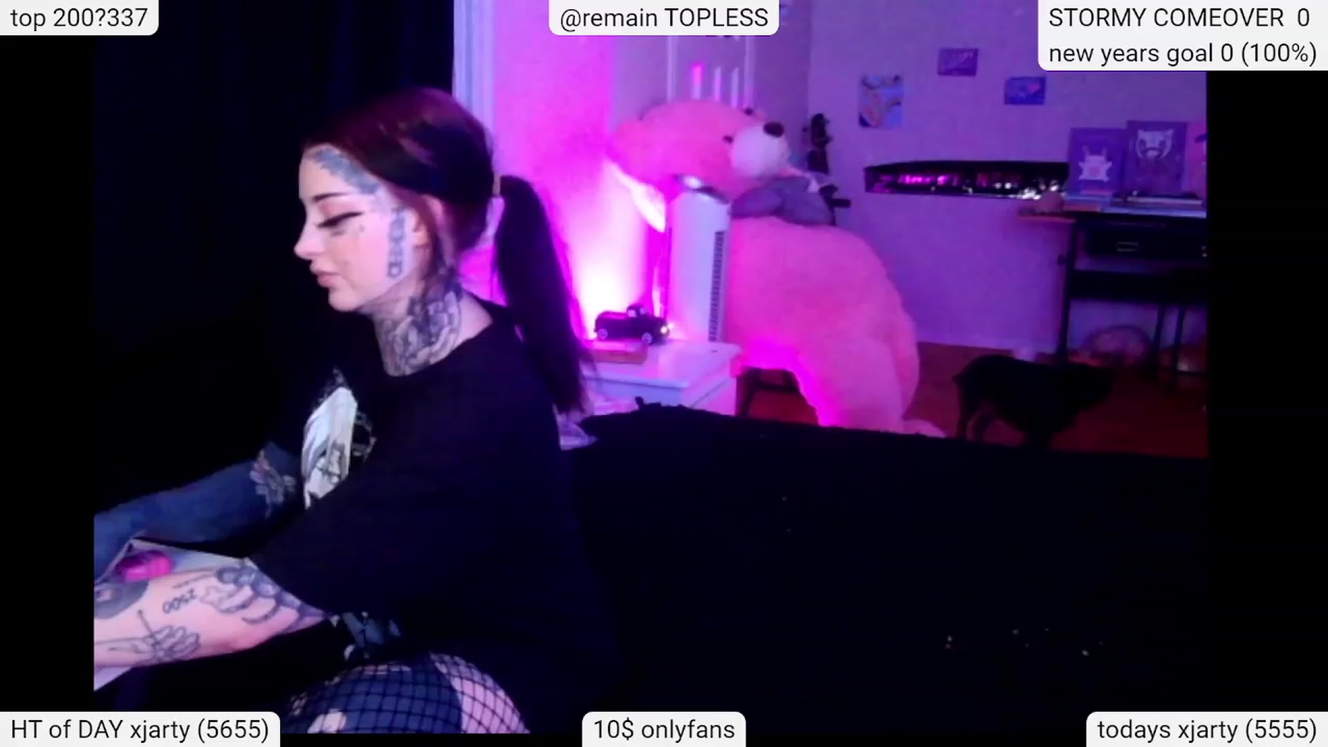 Gallery image thumbnail from Tattoobambi's myfreecams stream on, 01/09/2024, 04:24 image 10 of 20