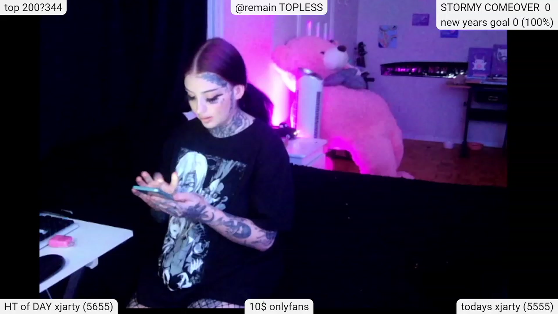 Gallery image thumbnail from Tattoobambi's myfreecams stream on, 01/09/2024, 04:24 image 3 of 20